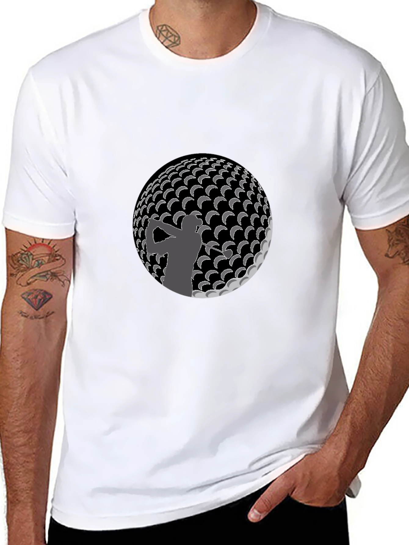 Golf Silhouette T-Shirt - Stylish & Unique Design