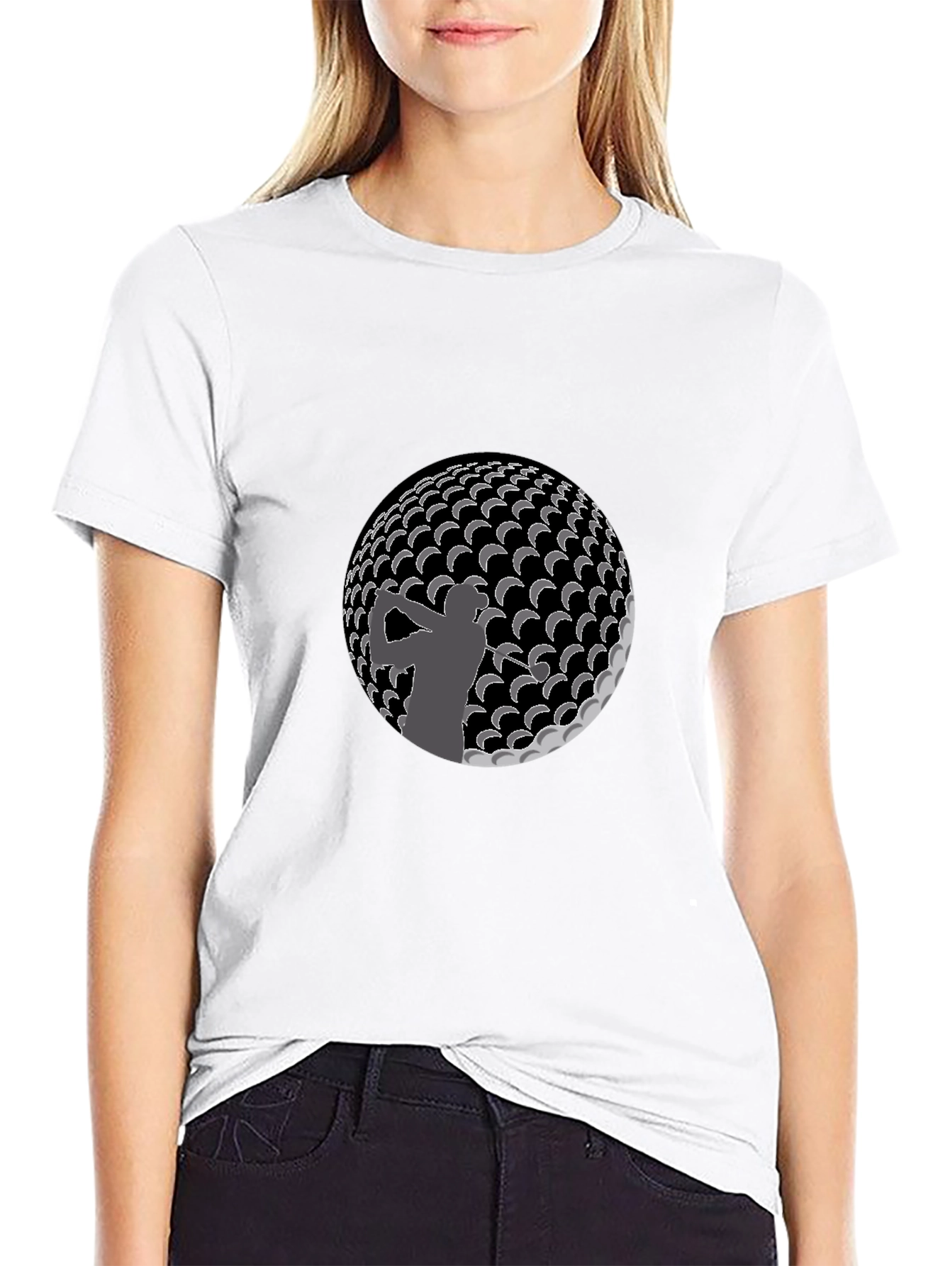 Golf Silhouette T-Shirt - Stylish & Unique Design