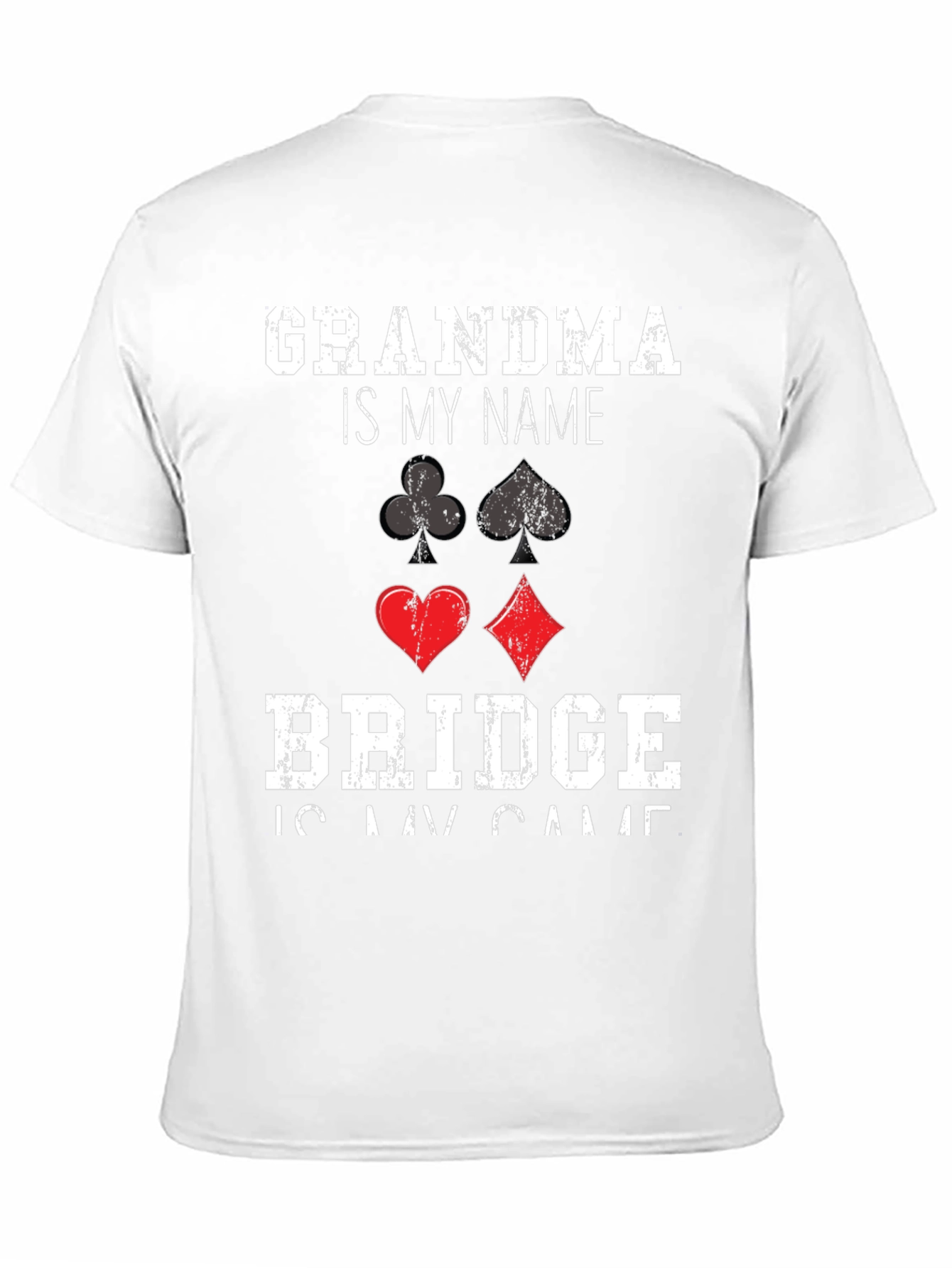 Grandma Bridge Player T-Shirt
