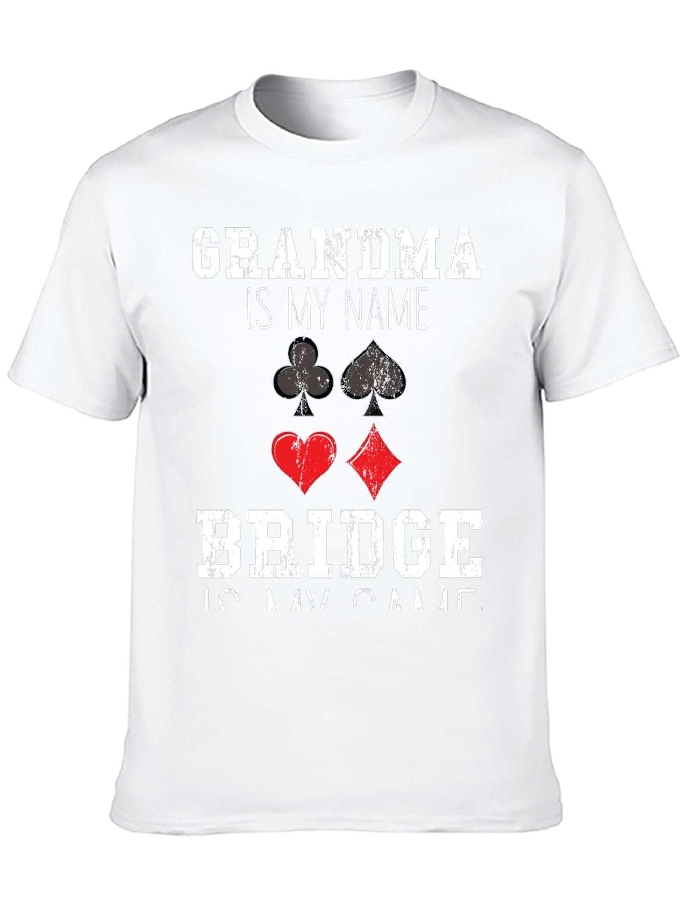 Grandma Bridge Player T-Shirt