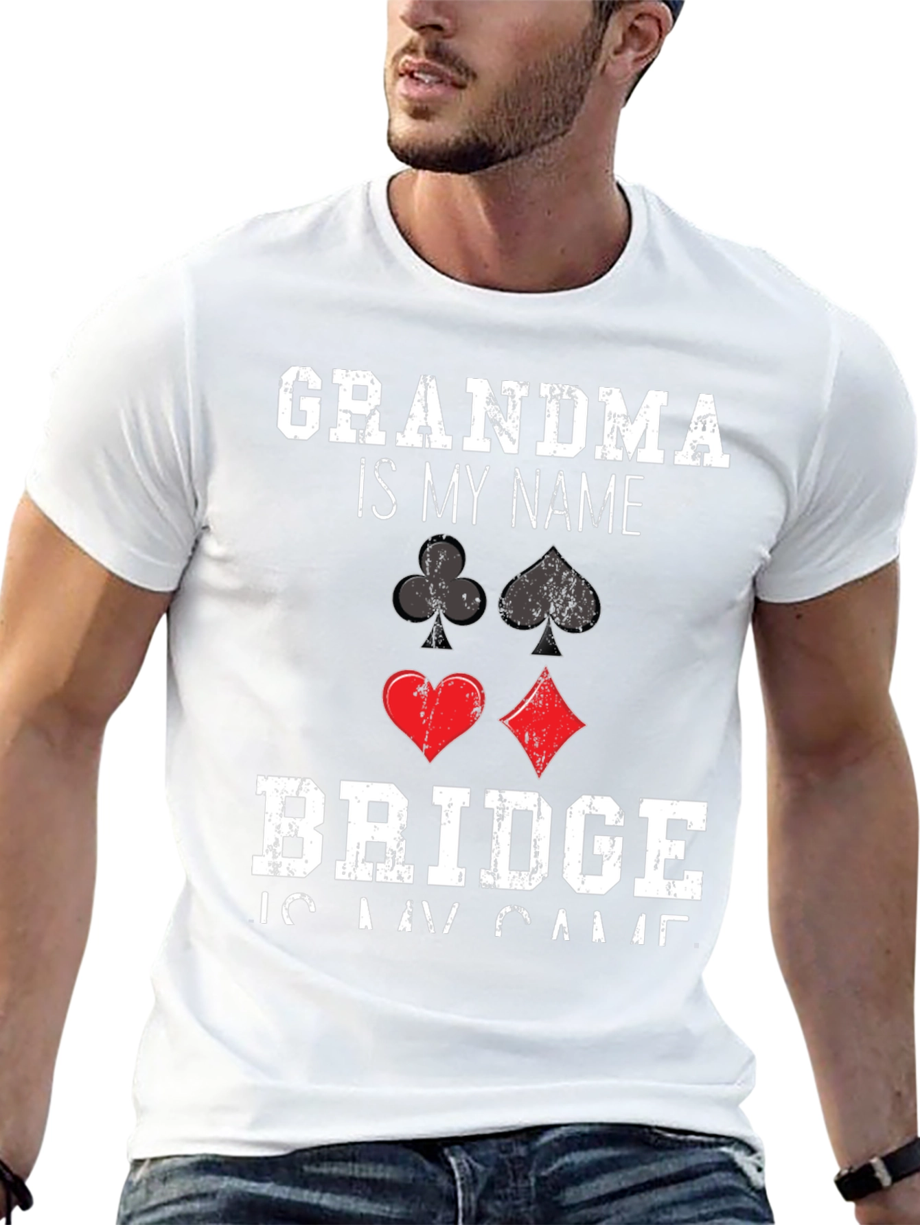 Grandma Bridge Player T-Shirt
