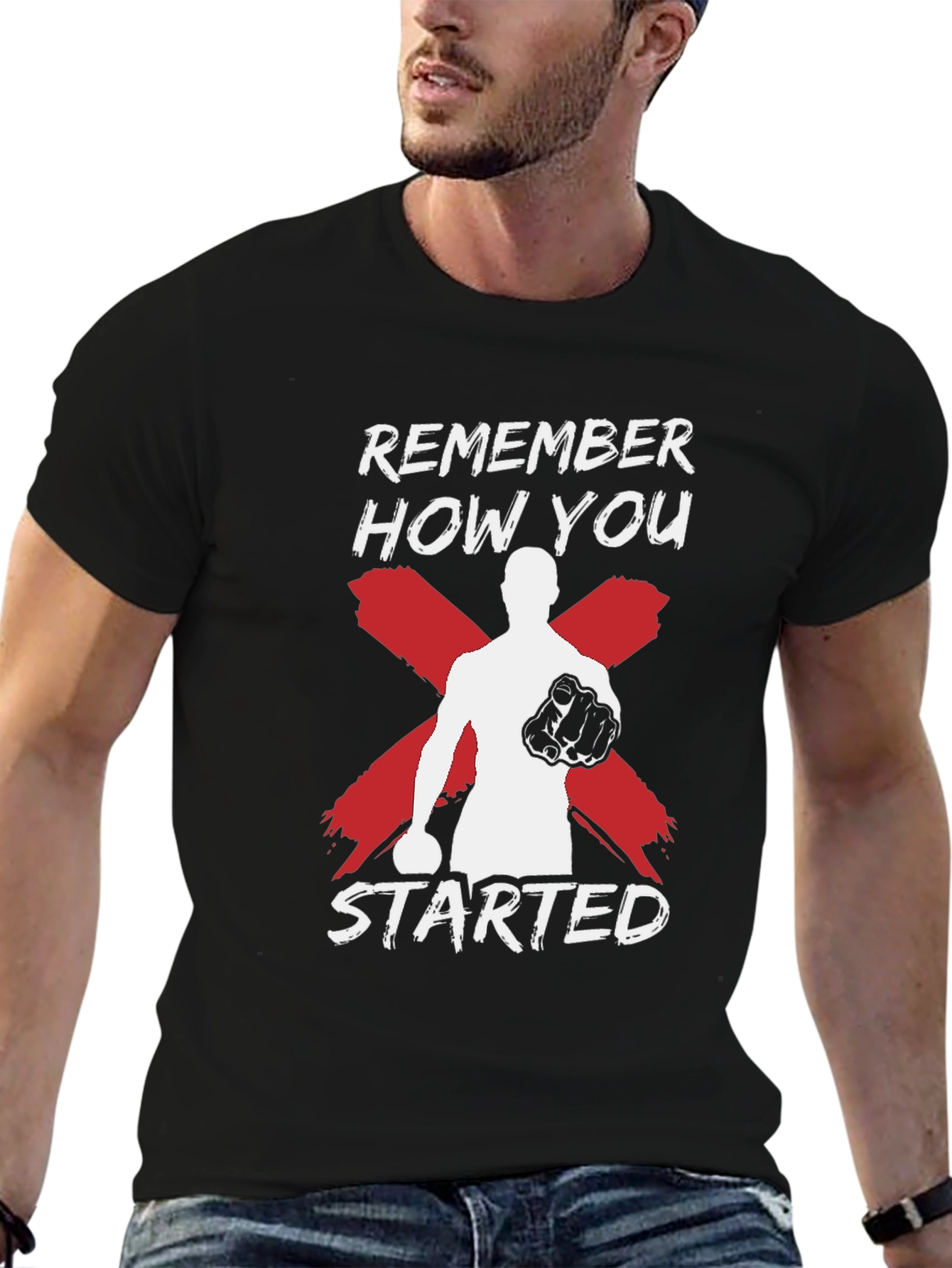 Remember How You Started Mens Graphic Tee