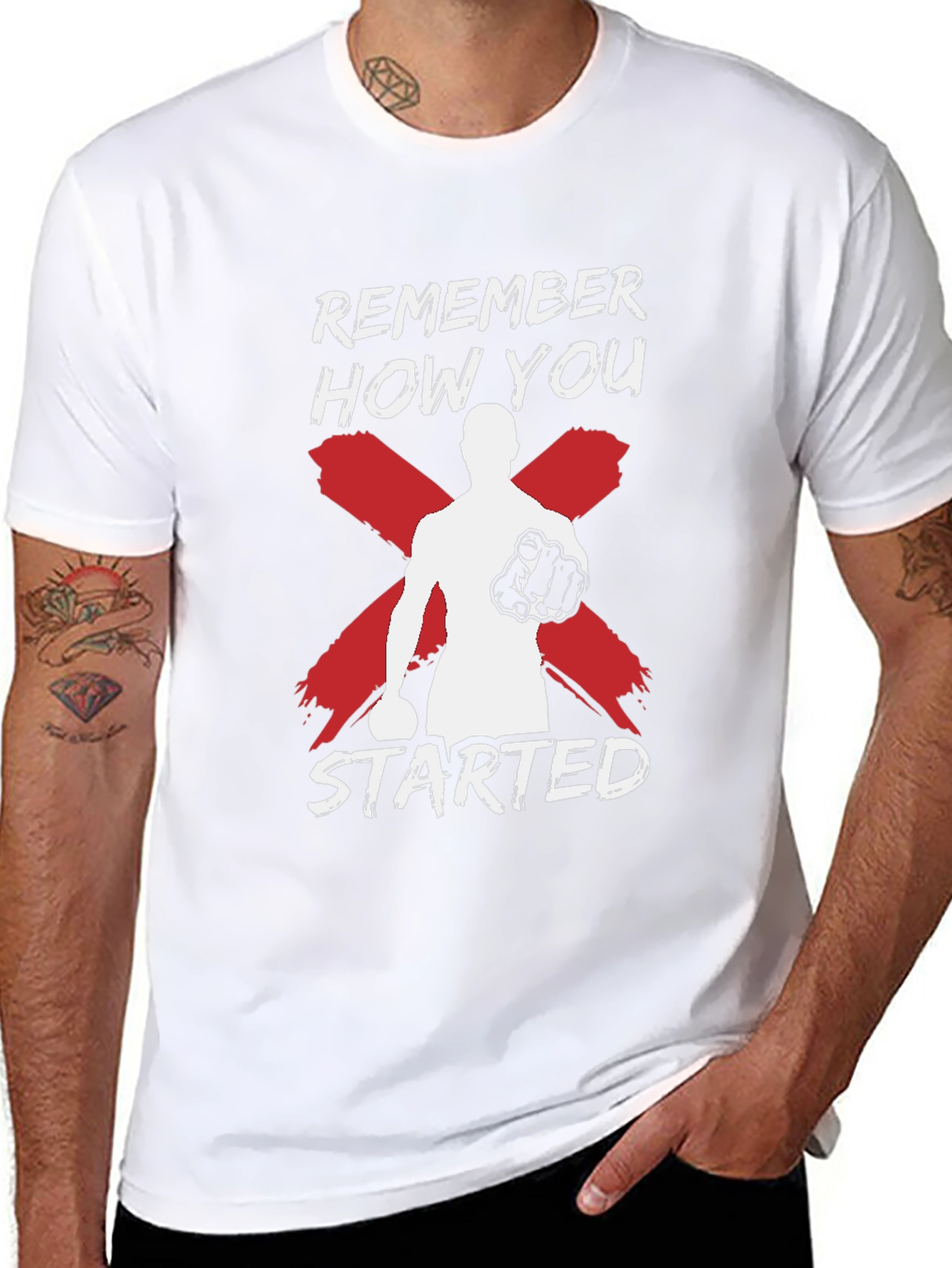 Remember How You Started Mens Graphic Tee