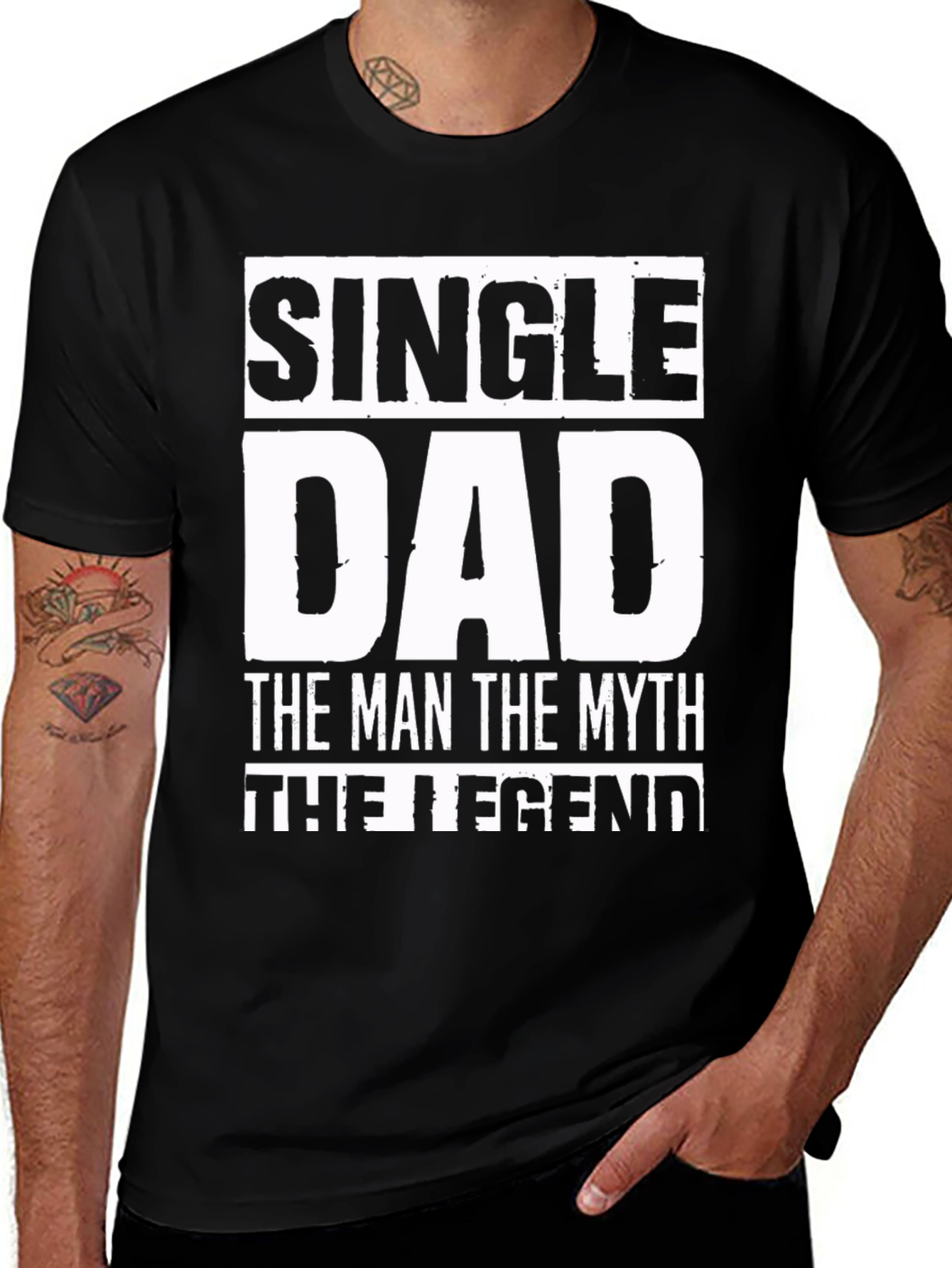 Single Dad Legend T-Shirt - Cool Fathers Day Gift
