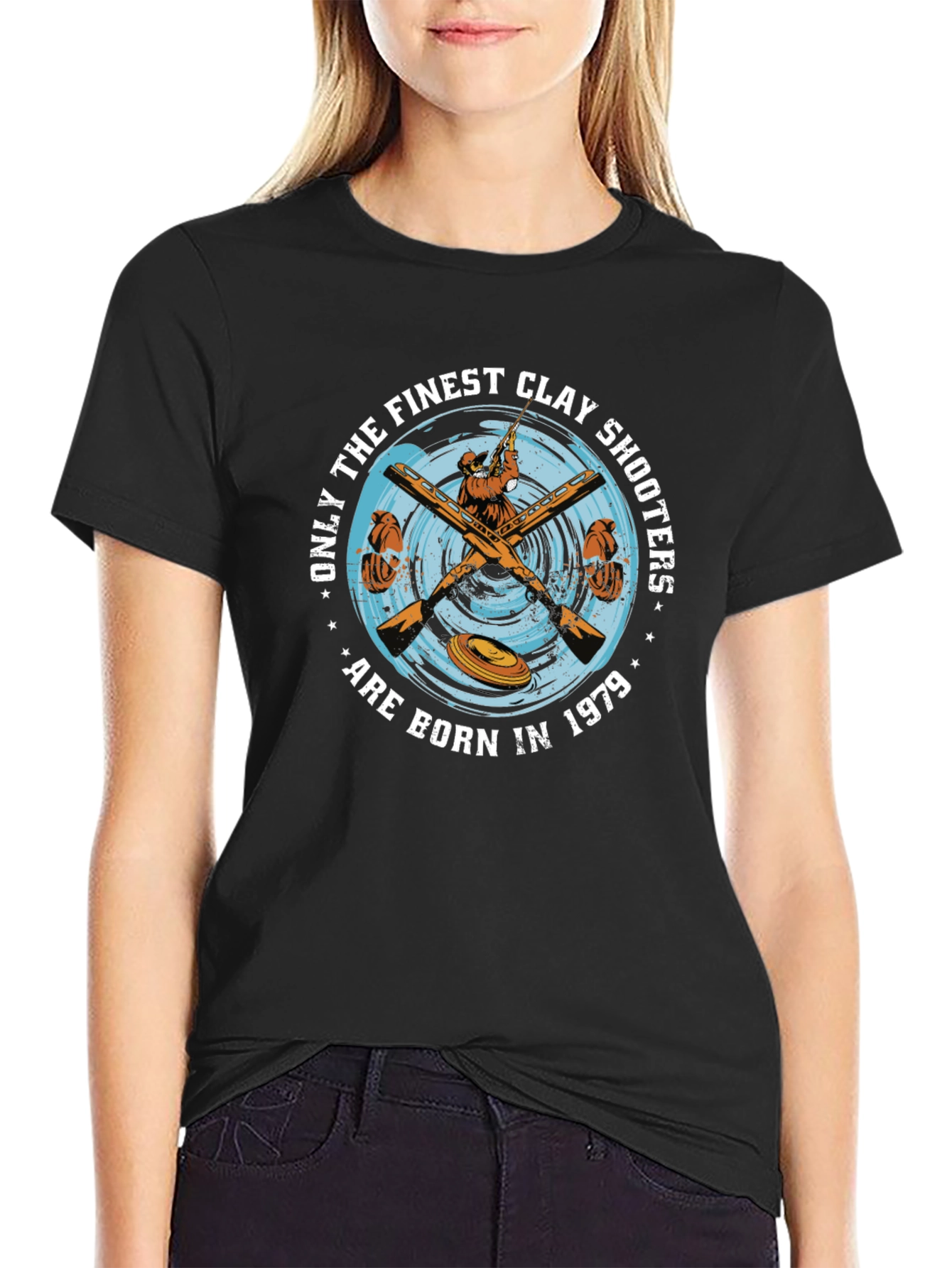 Finest Clay Shooters T-Shirt - Born in 1979