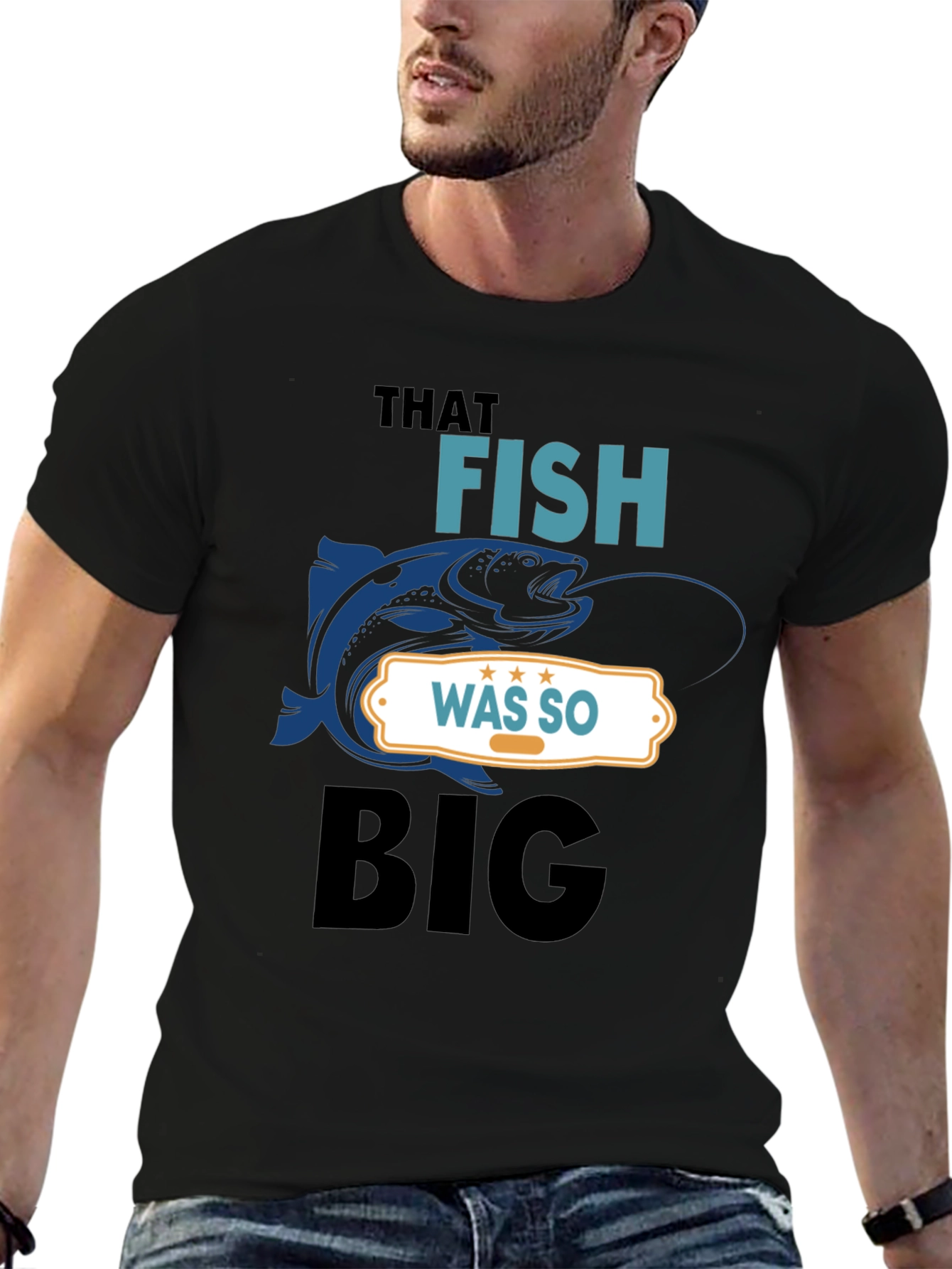 That Fish Was So Big Graphic Tee