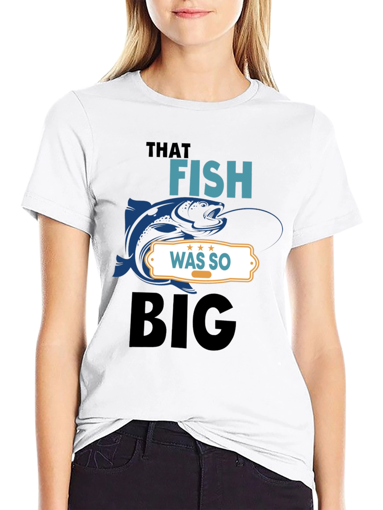 That Fish Was So Big Graphic Tee