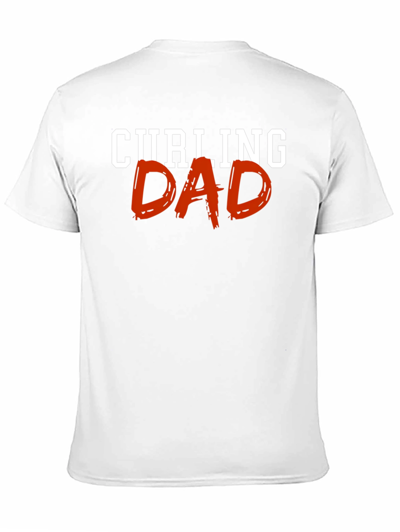 Curling Dad Graphic T-Shirt - Black