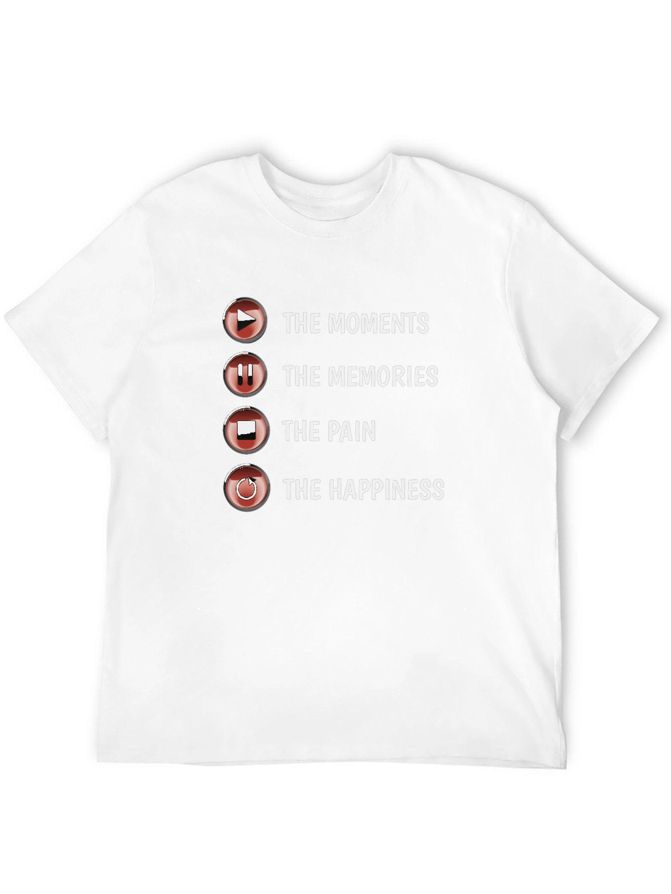 Moments Memories Pain Happiness Graphic Tee