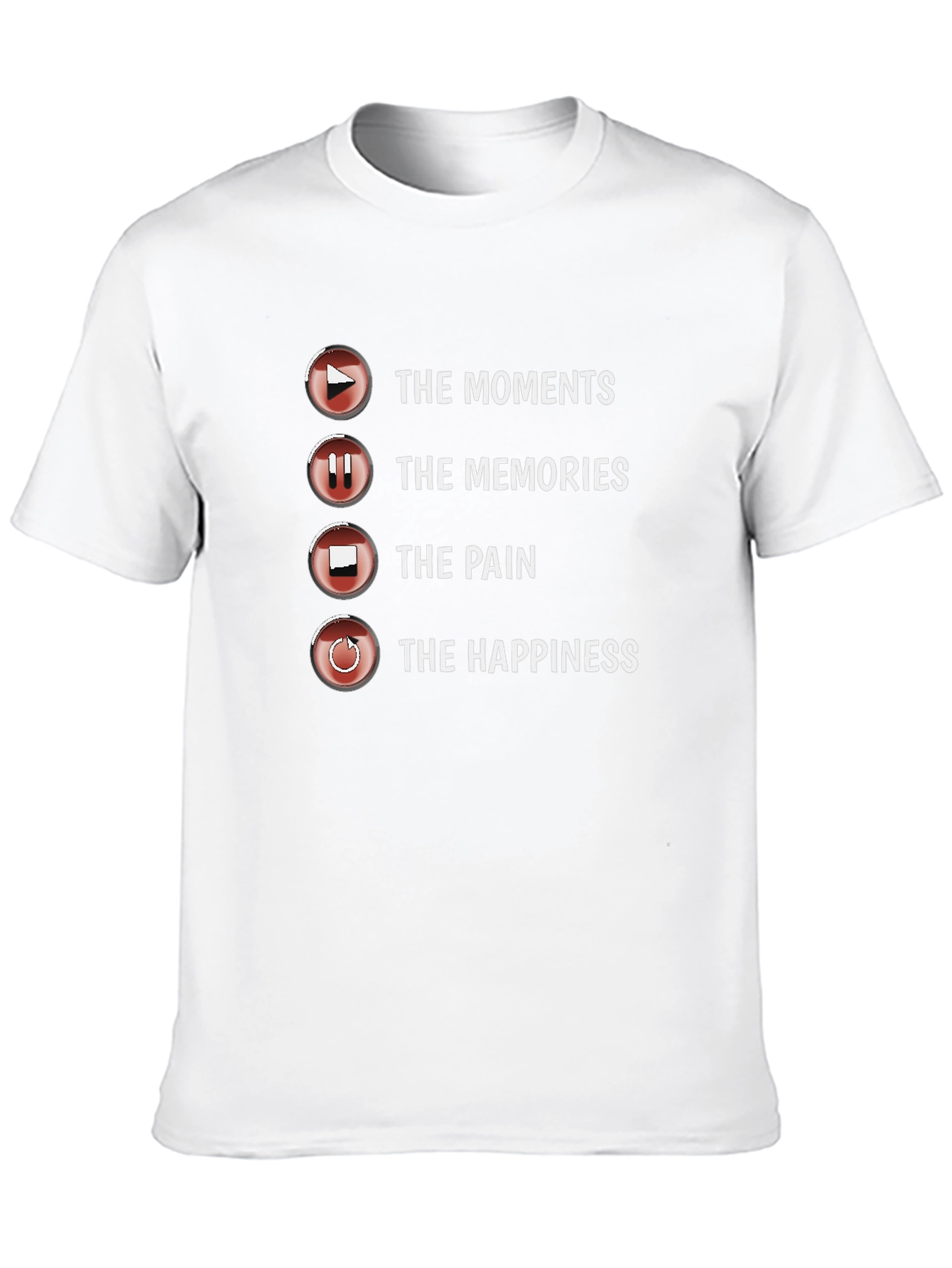 Moments Memories Pain Happiness Graphic Tee