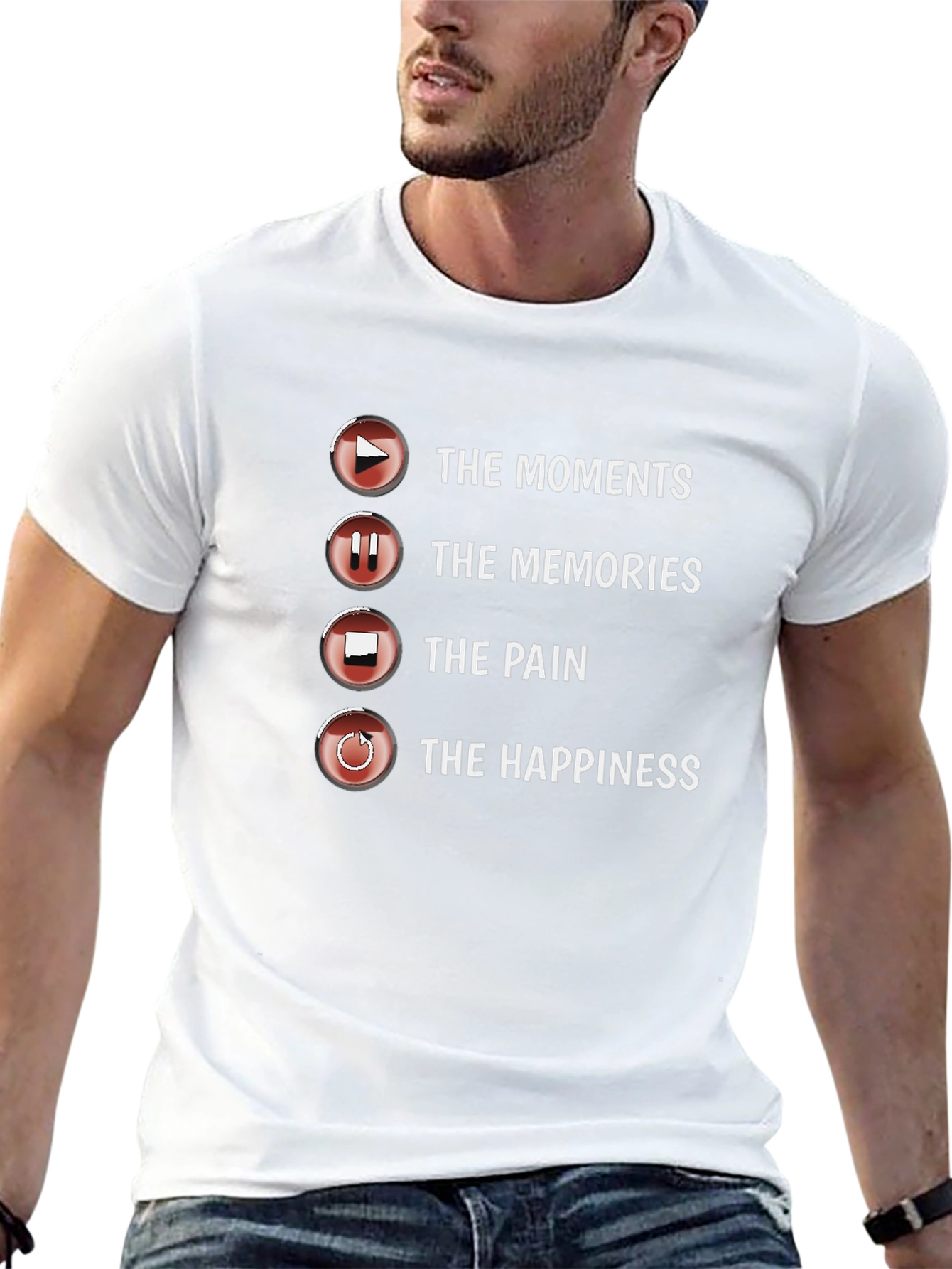 Moments Memories Pain Happiness Graphic Tee