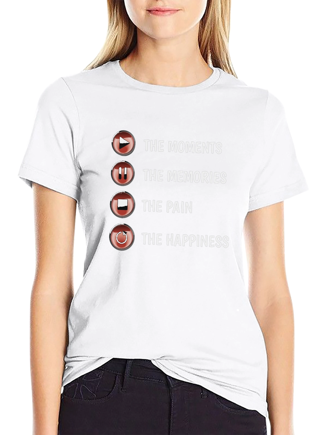 Moments Memories Pain Happiness Graphic Tee