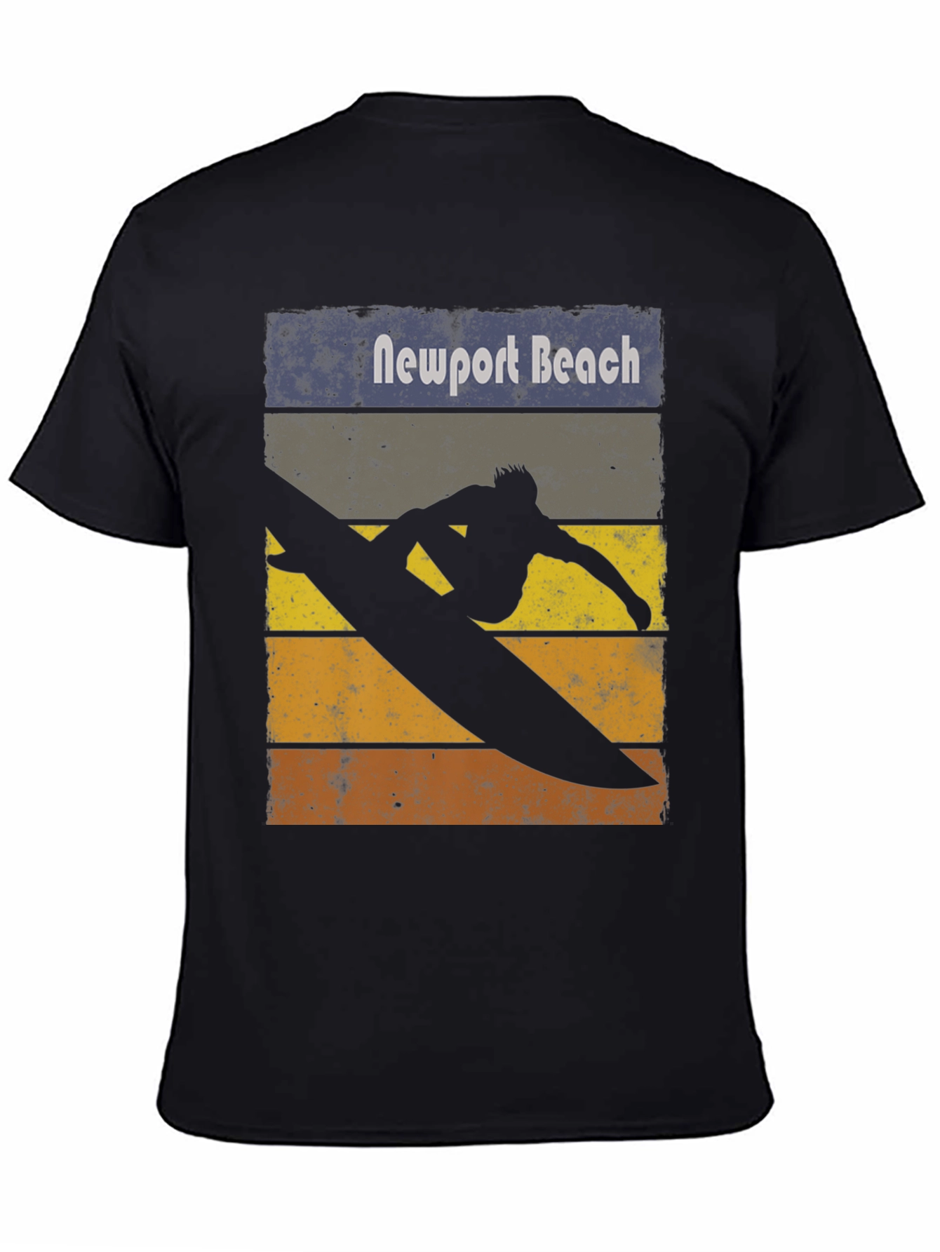 Newport Beach Surfer Graphic T-Shirt