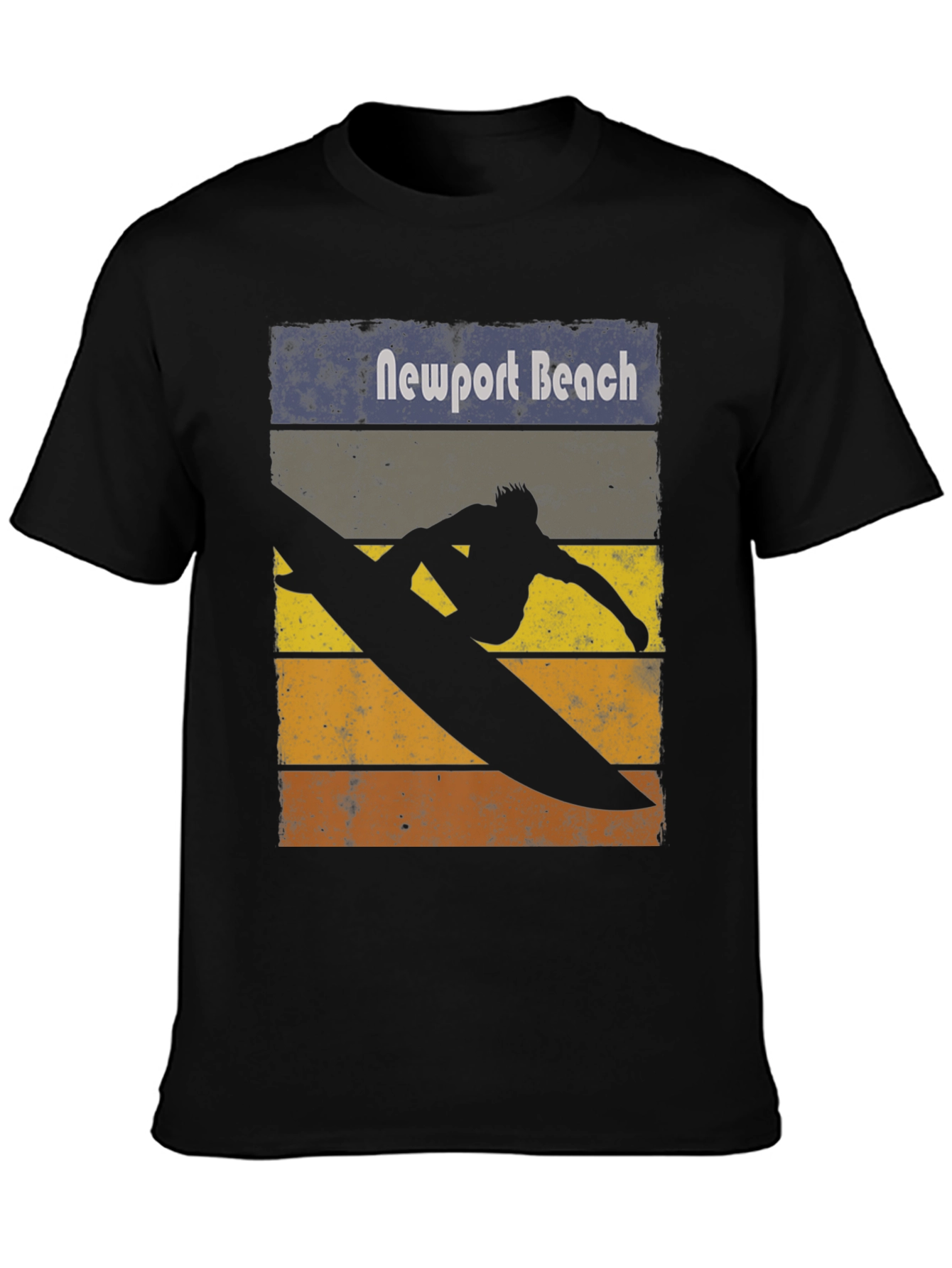 Newport Beach Surfer Graphic T-Shirt