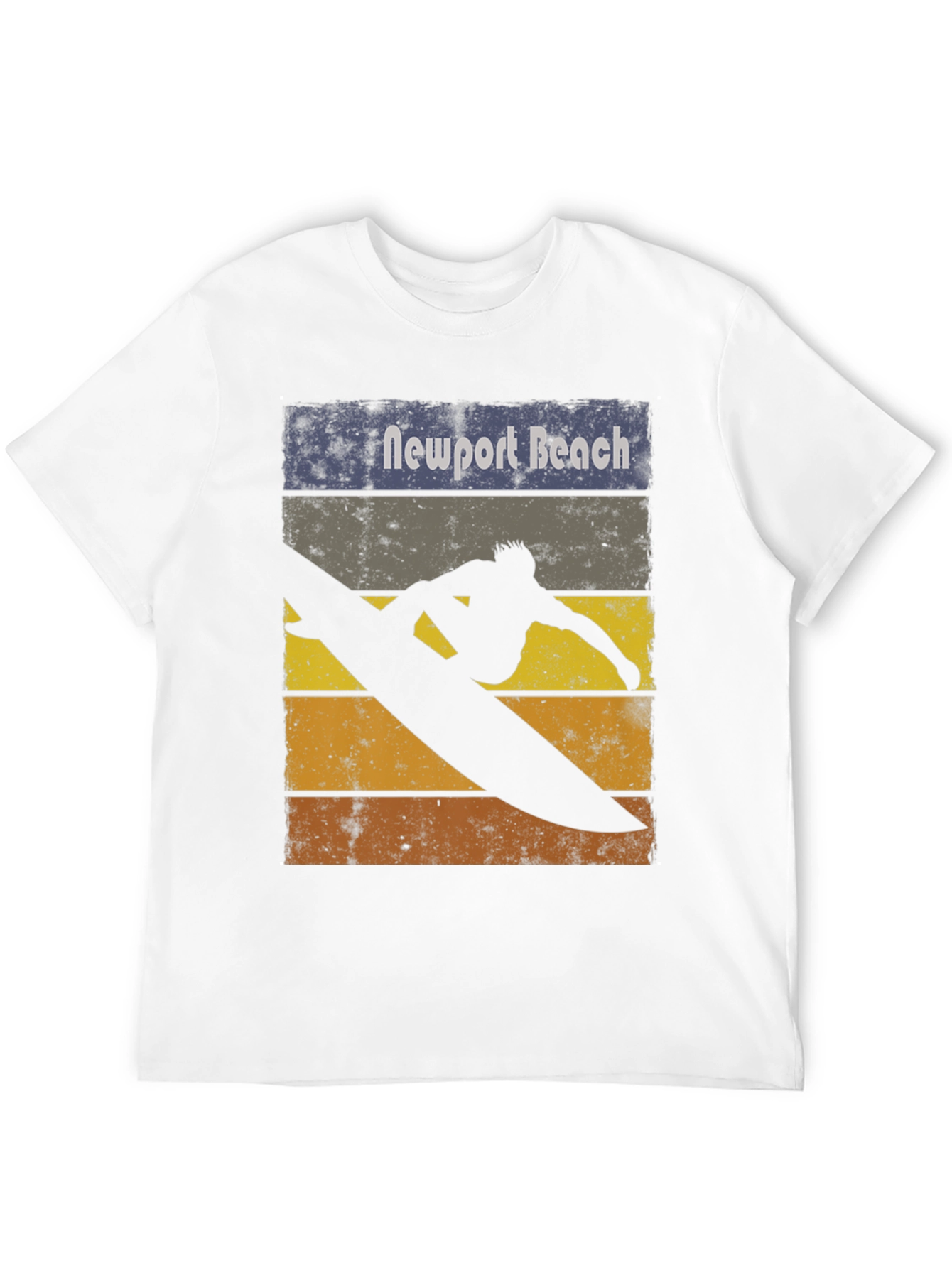 Newport Beach Surfer Graphic T-Shirt