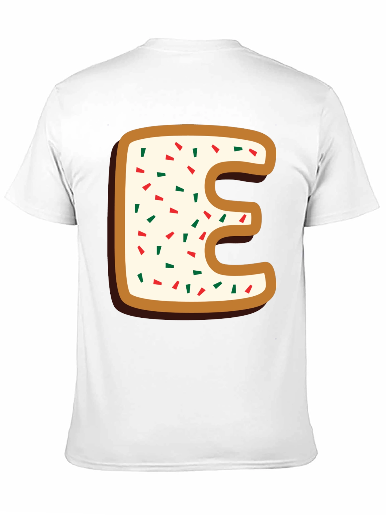 Letter E Cookie T-Shirt: Sweet & Stylish!