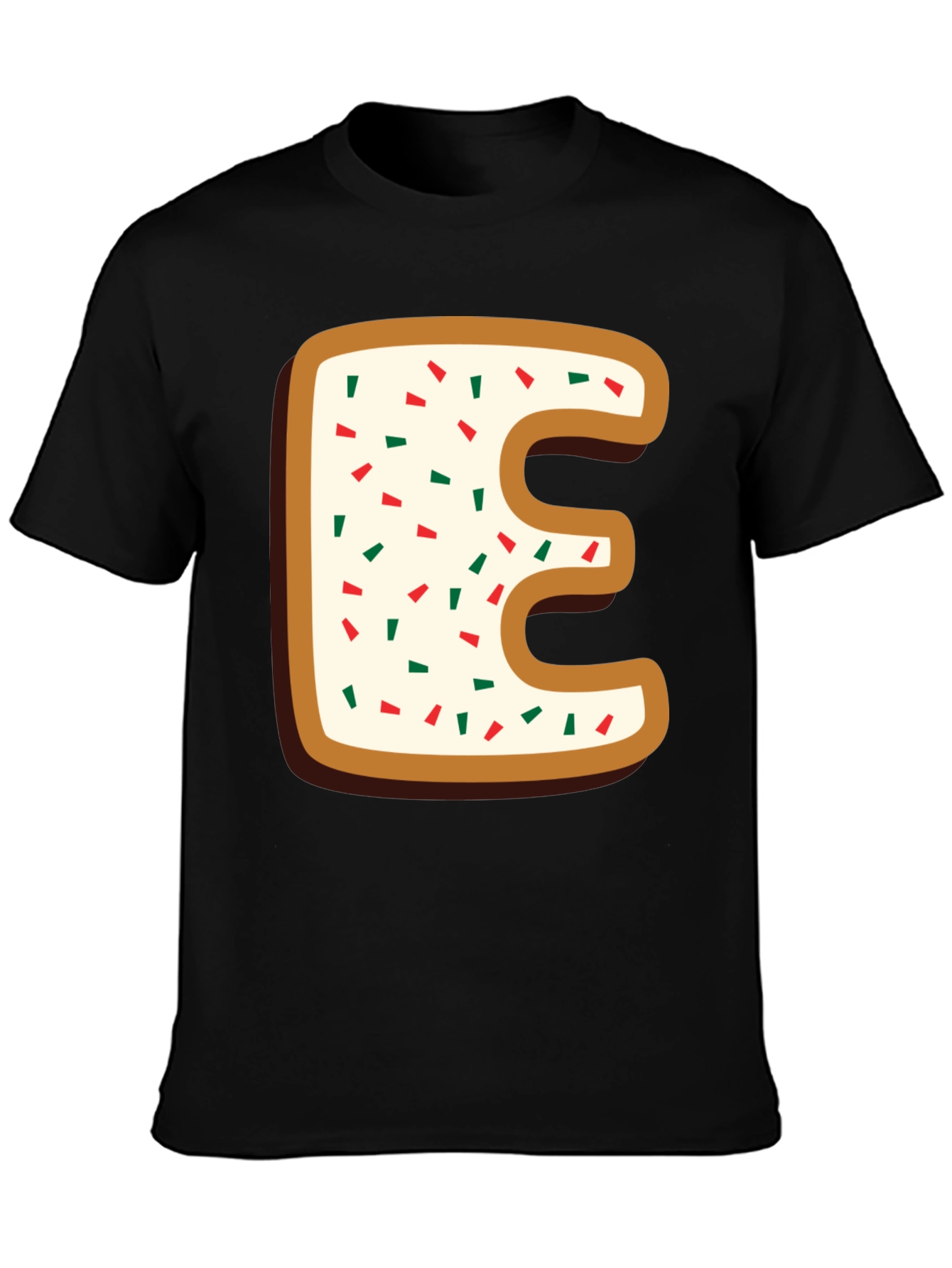 Letter E Cookie T-Shirt: Sweet & Stylish!