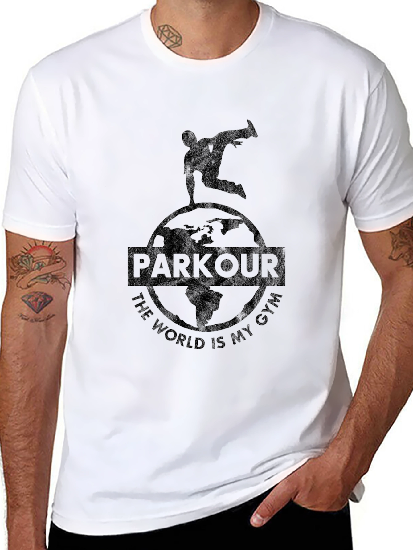 Parkour World Gym T-Shirt - Urban Athlete Style