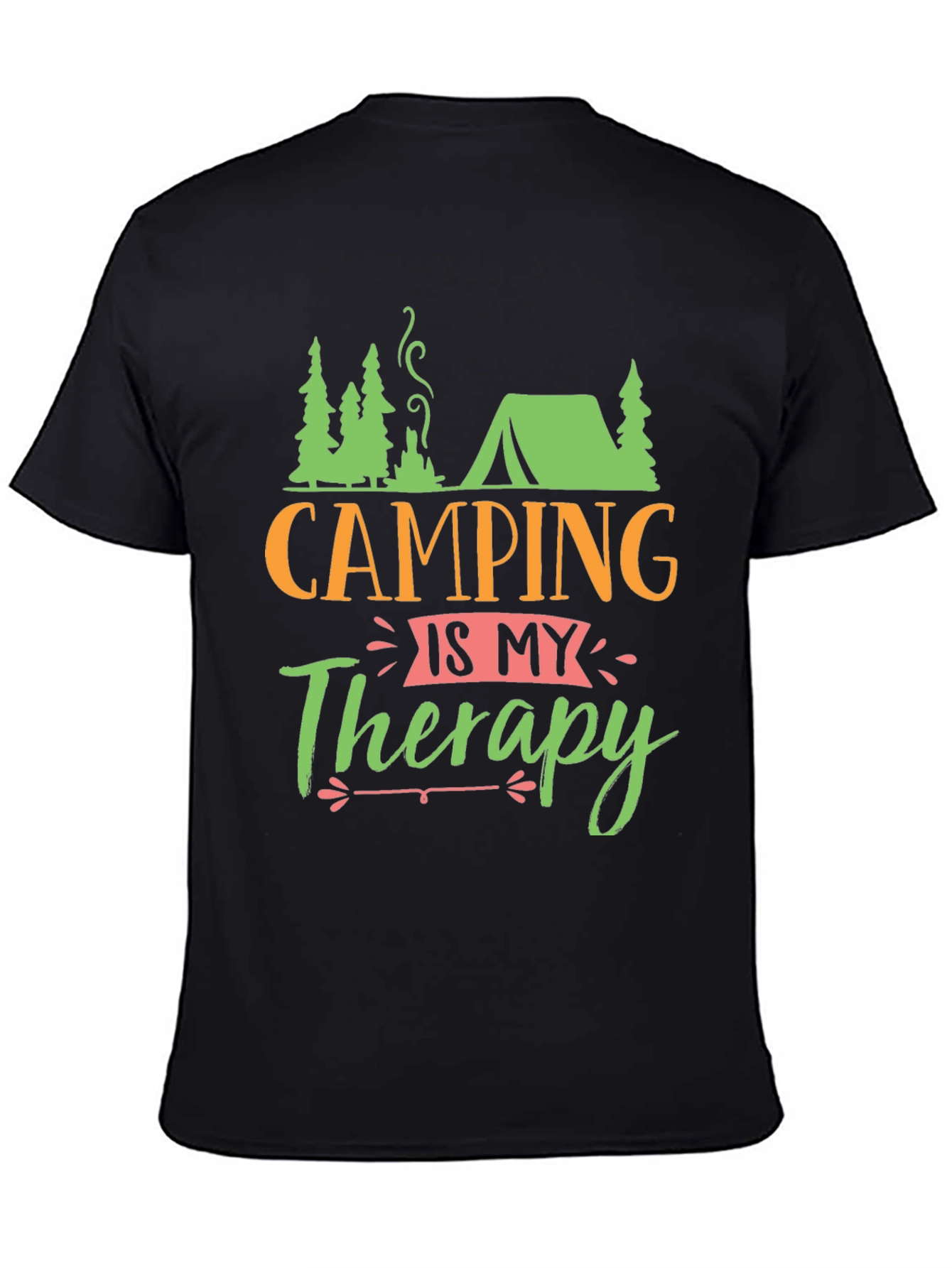 Camping is My Therapy Graphic Tee