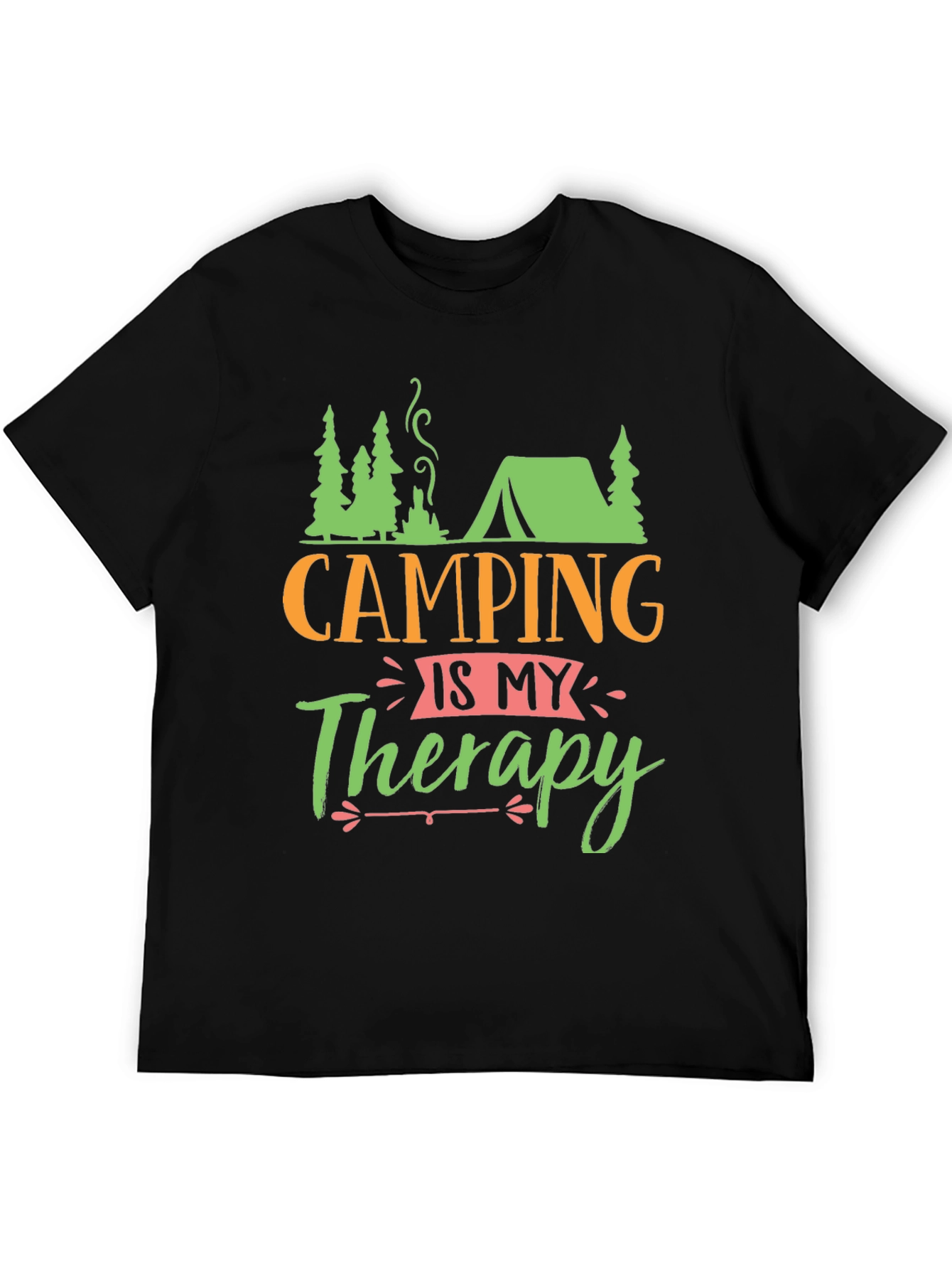 Camping is My Therapy Graphic Tee