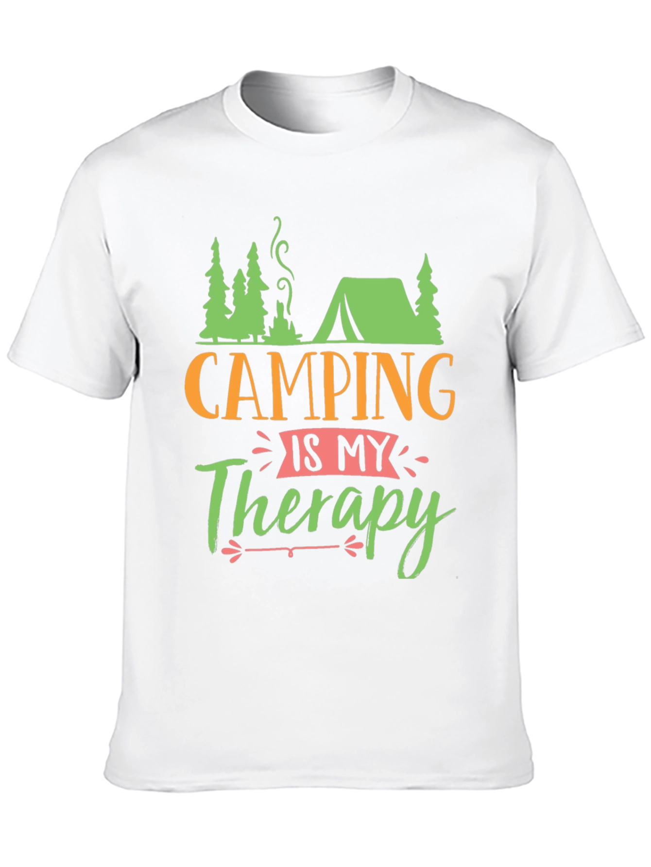Camping is My Therapy Graphic Tee