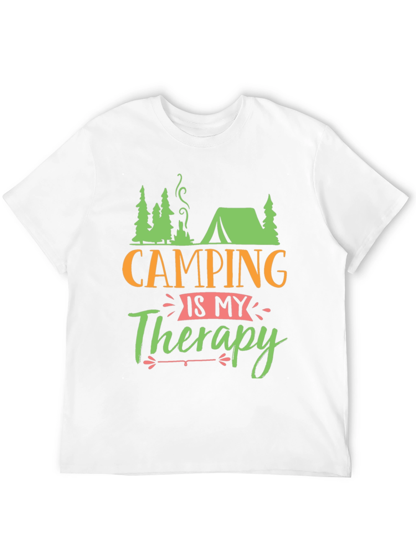 Camping is My Therapy Graphic Tee