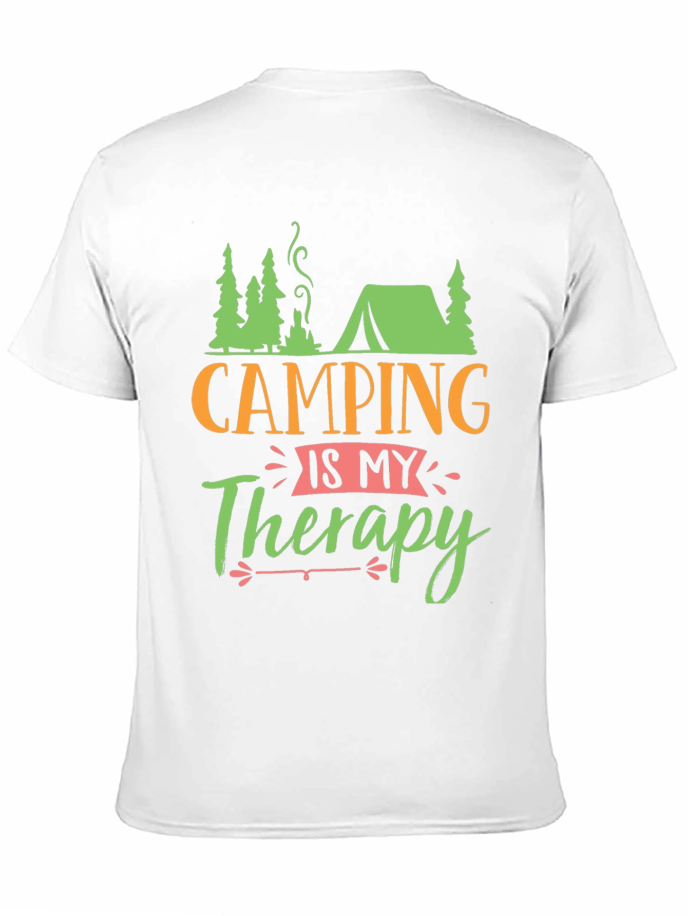 Camping is My Therapy Graphic Tee