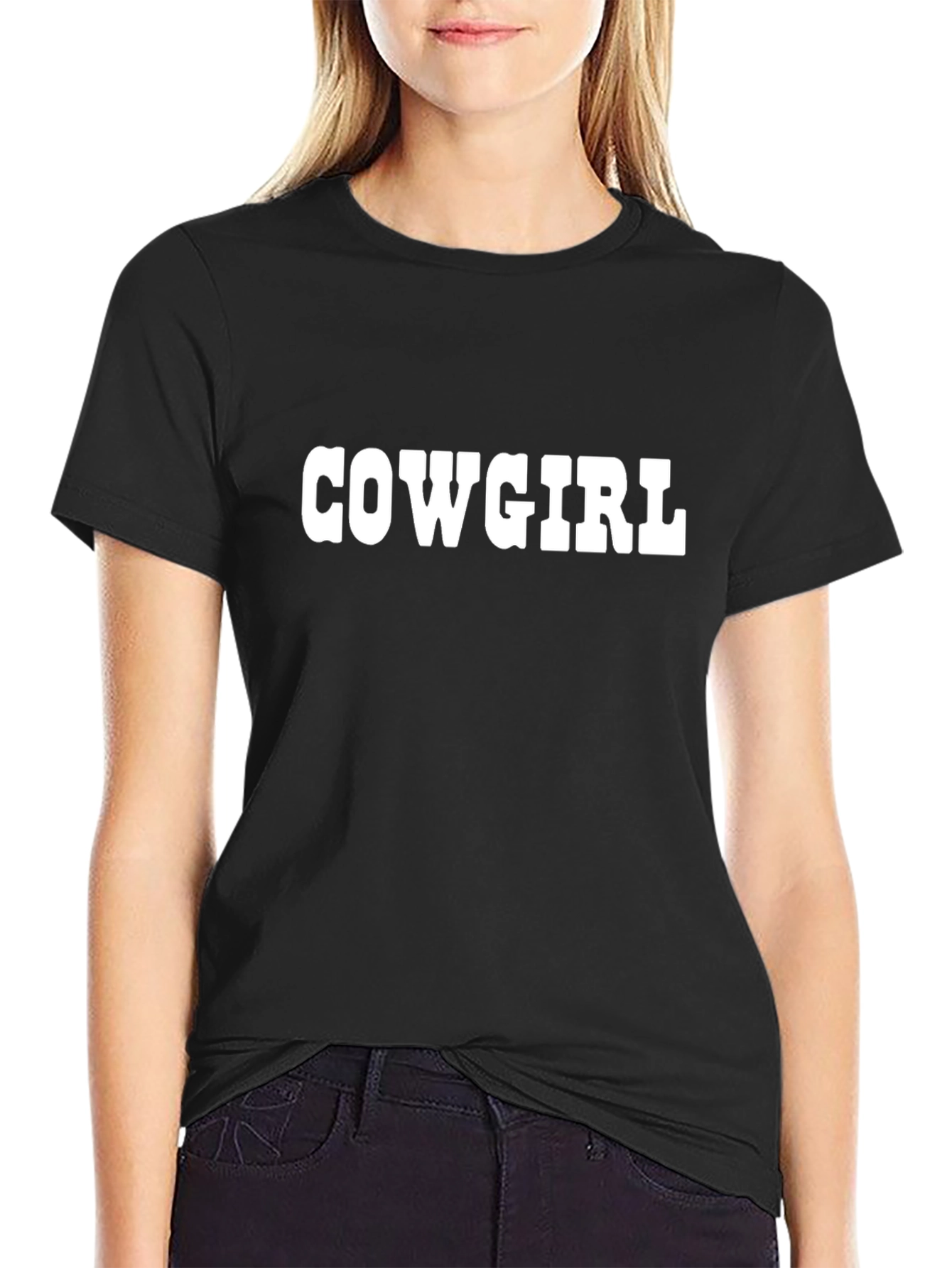 Cowgirl Graphic Tee - Classic Western Style