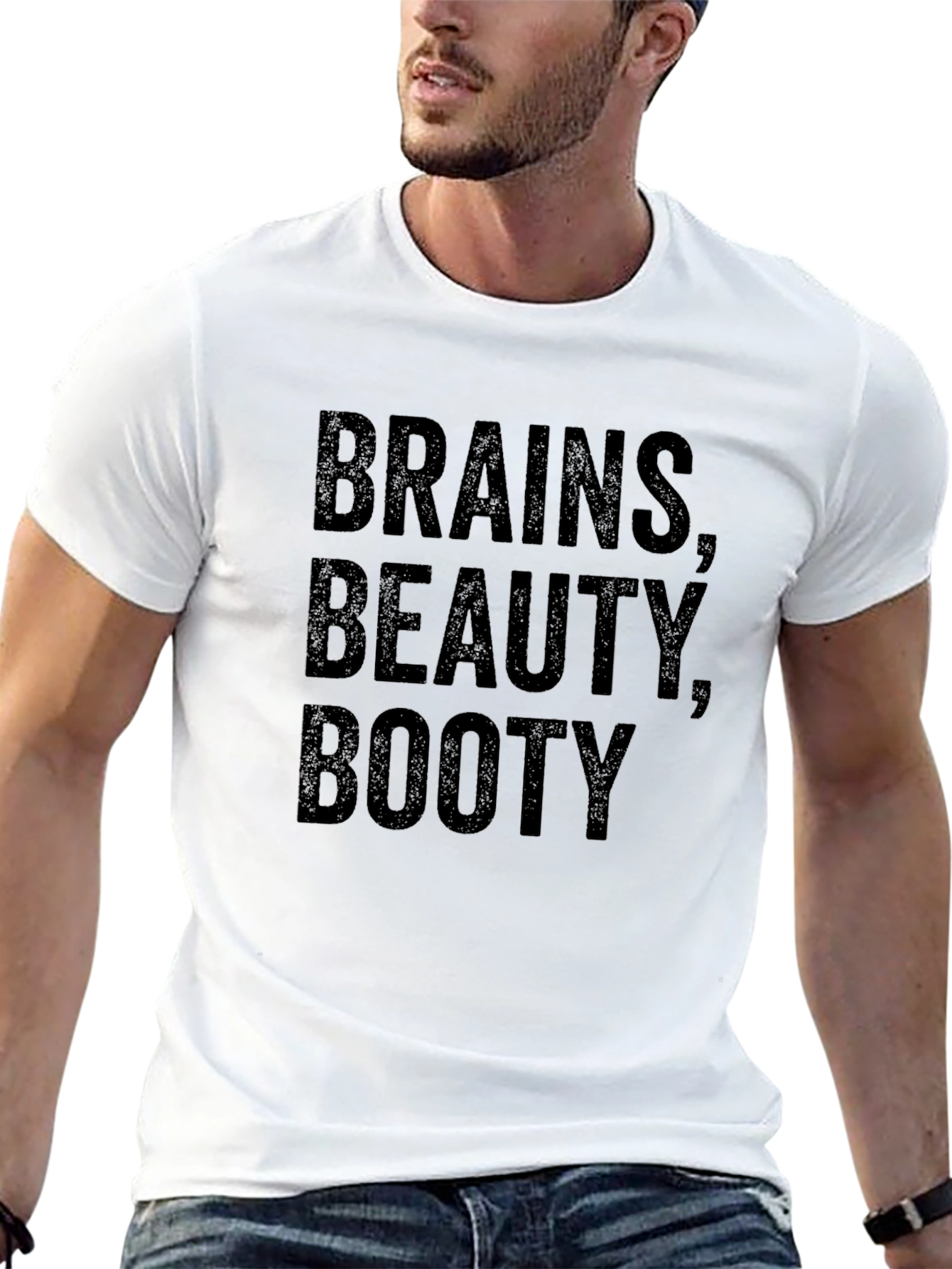 Brains Beauty Booty T-Shirt