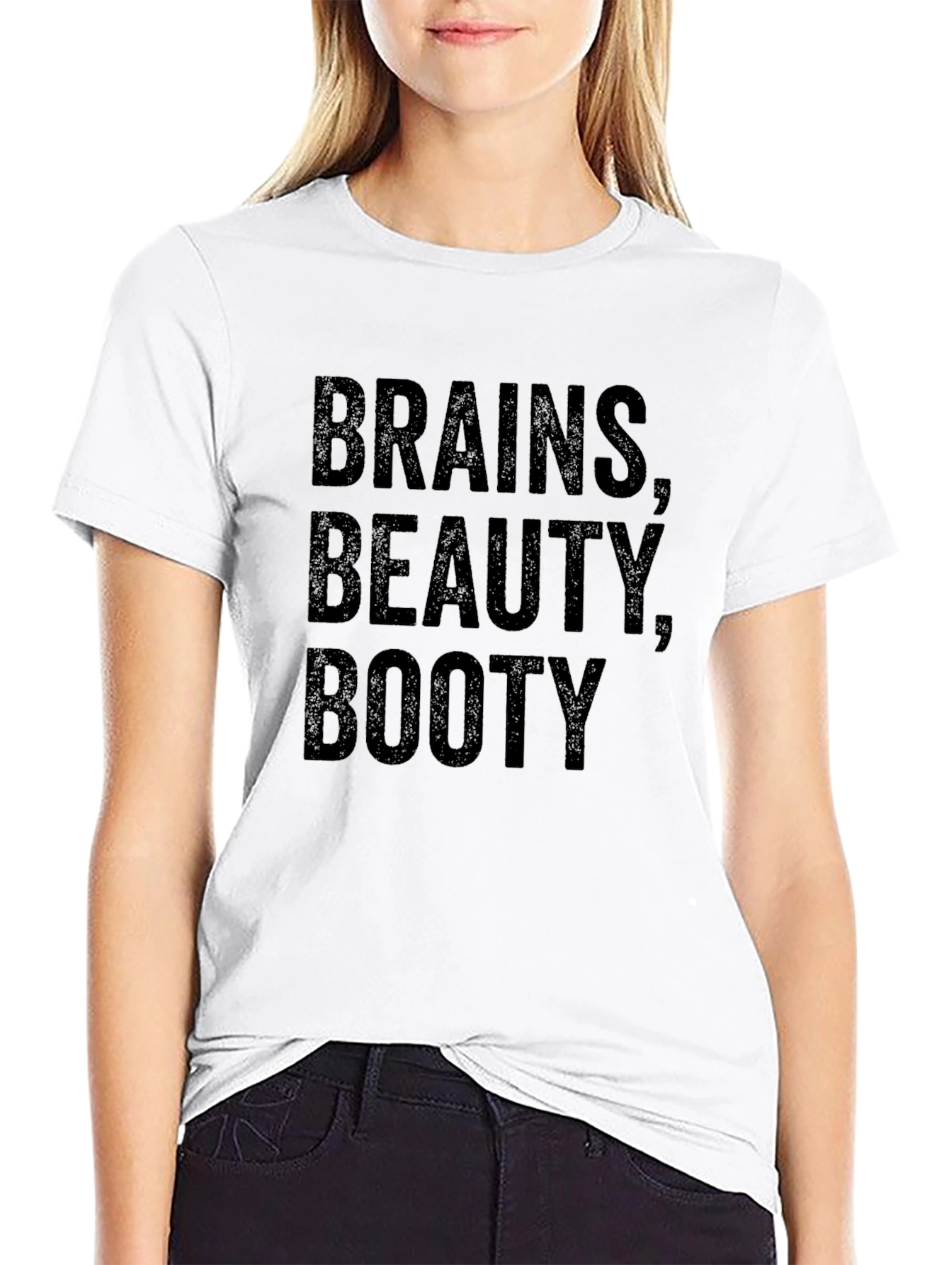 Brains Beauty Booty T-Shirt