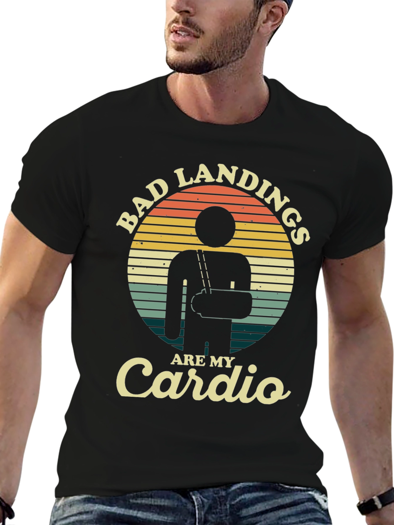Bad Landings Are My Cardio Graphic Tee