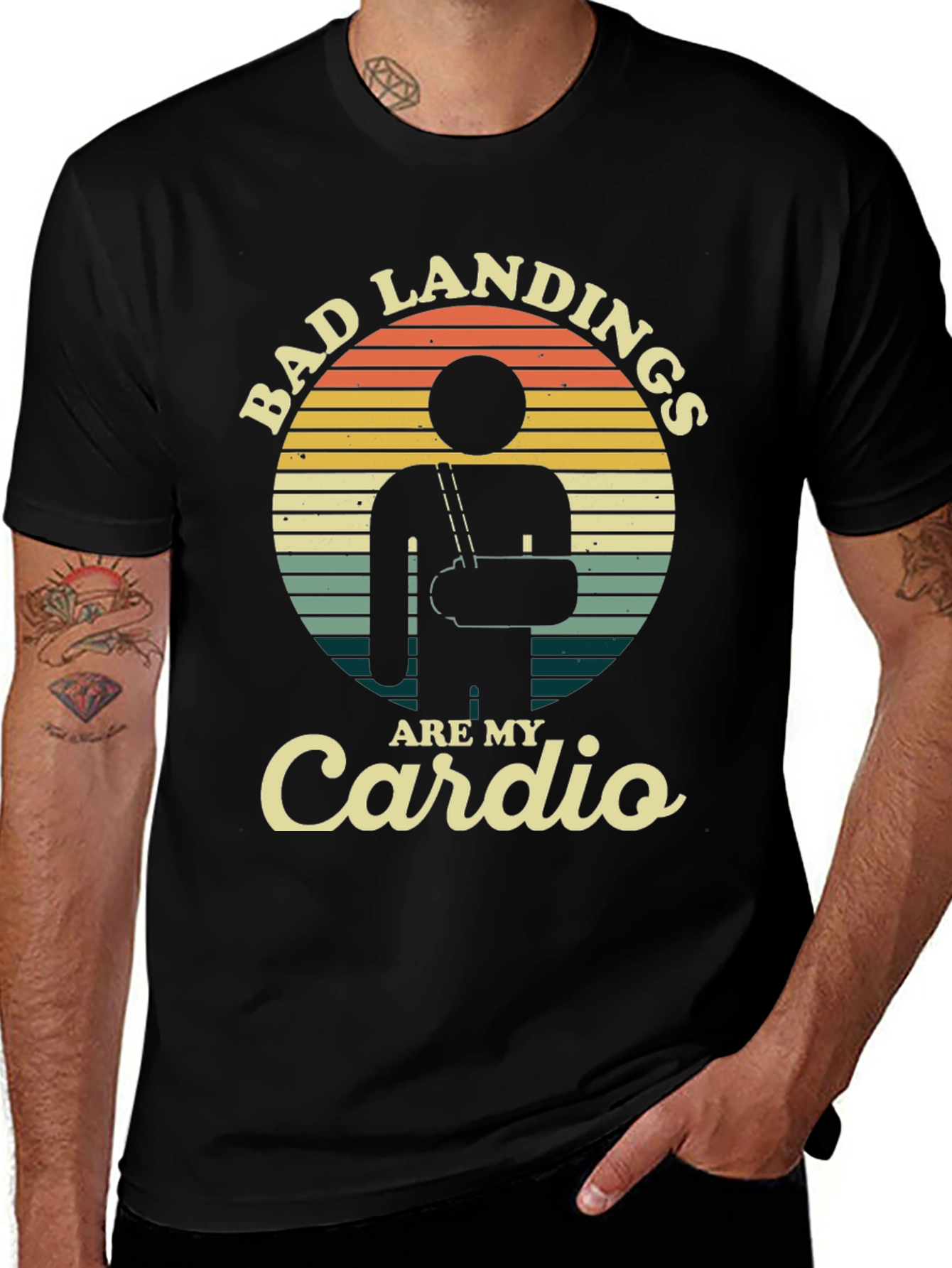 Bad Landings Are My Cardio Graphic Tee