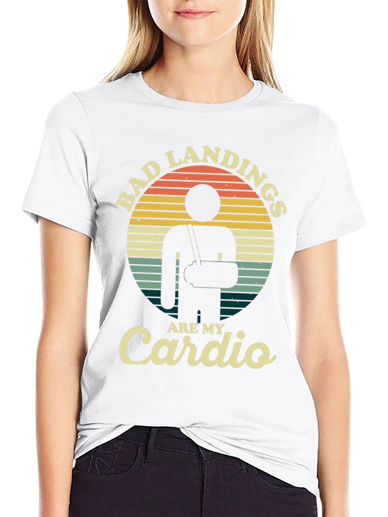 Bad Landings Are My Cardio Graphic Tee