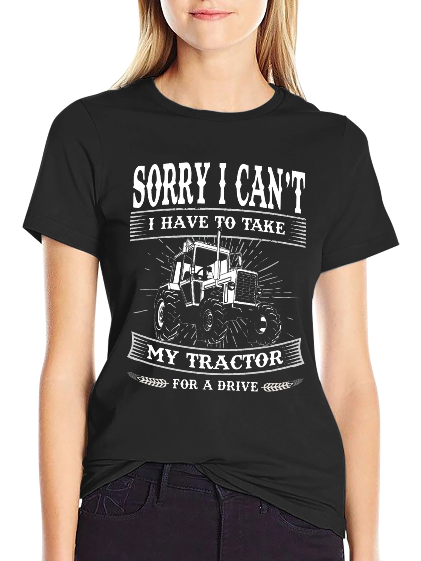 Sorry I Cant Tractor Graphic Tee