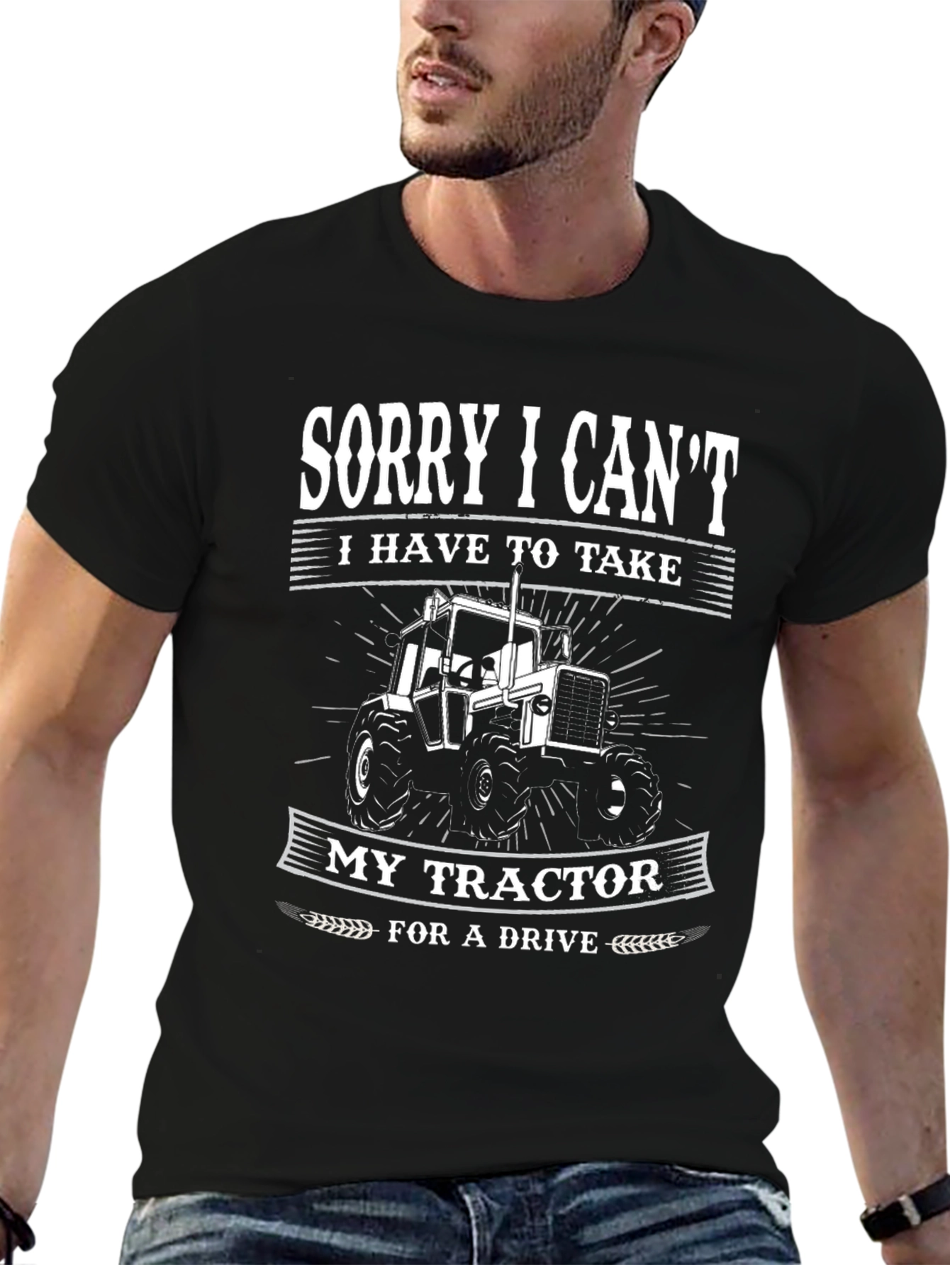 Sorry I Cant Tractor Graphic Tee