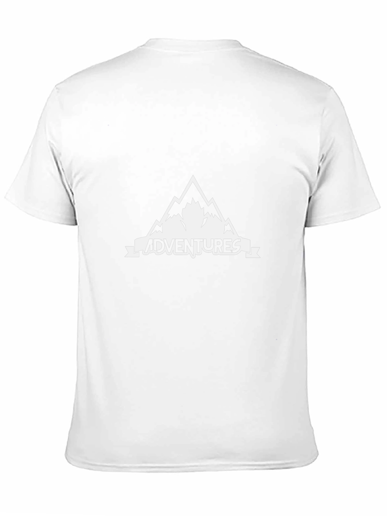 Mens Adventures Mountain Graphic T-Shirt - Black