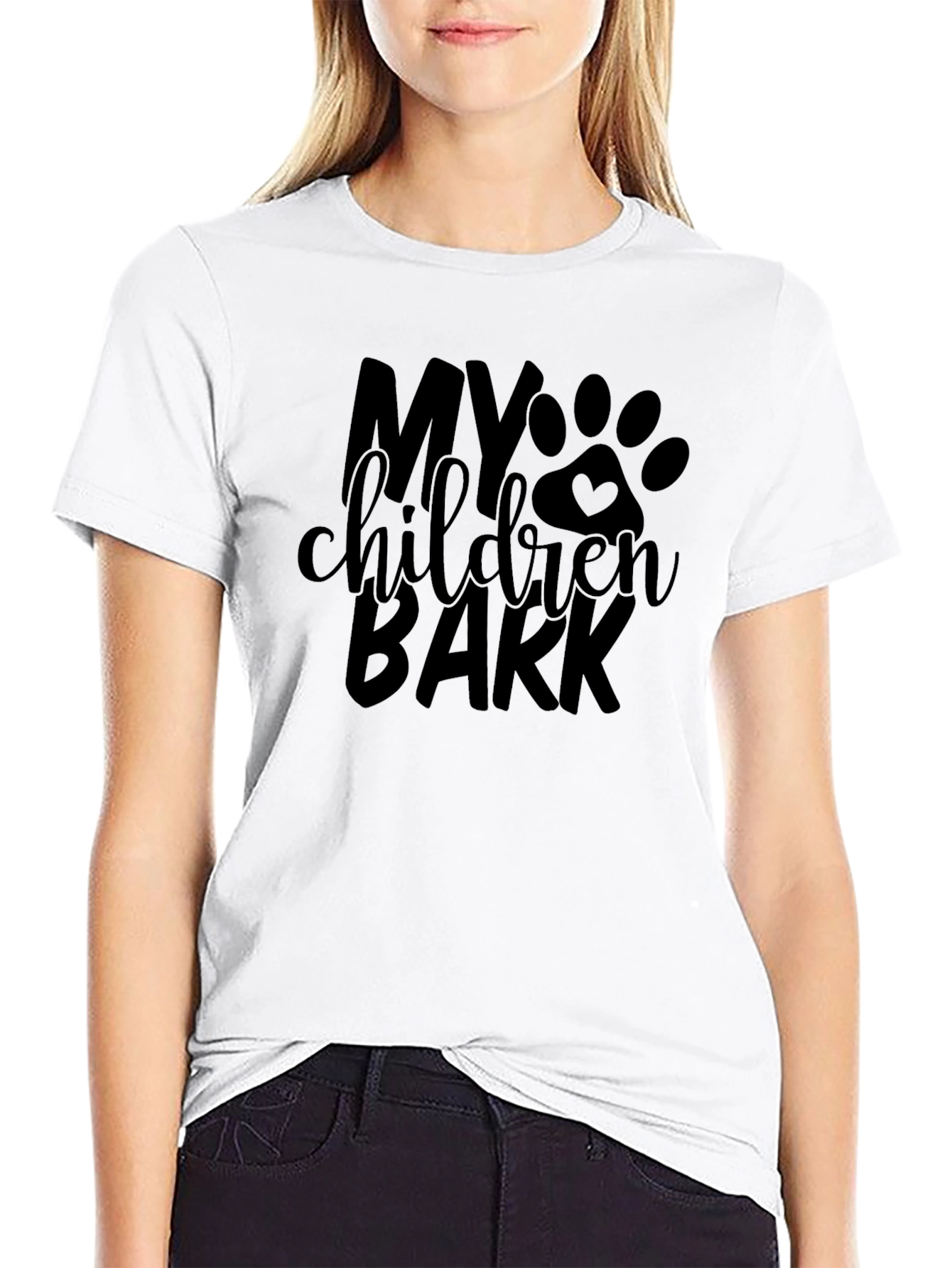 My Children Bark Black T-Shirt