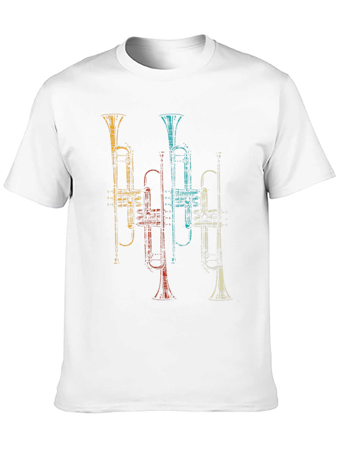 Retro Trumpet T-Shirt - Musical Instrument Tee