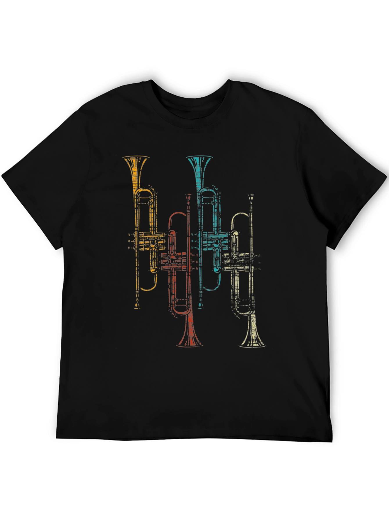 Retro Trumpet T-Shirt - Musical Instrument Tee