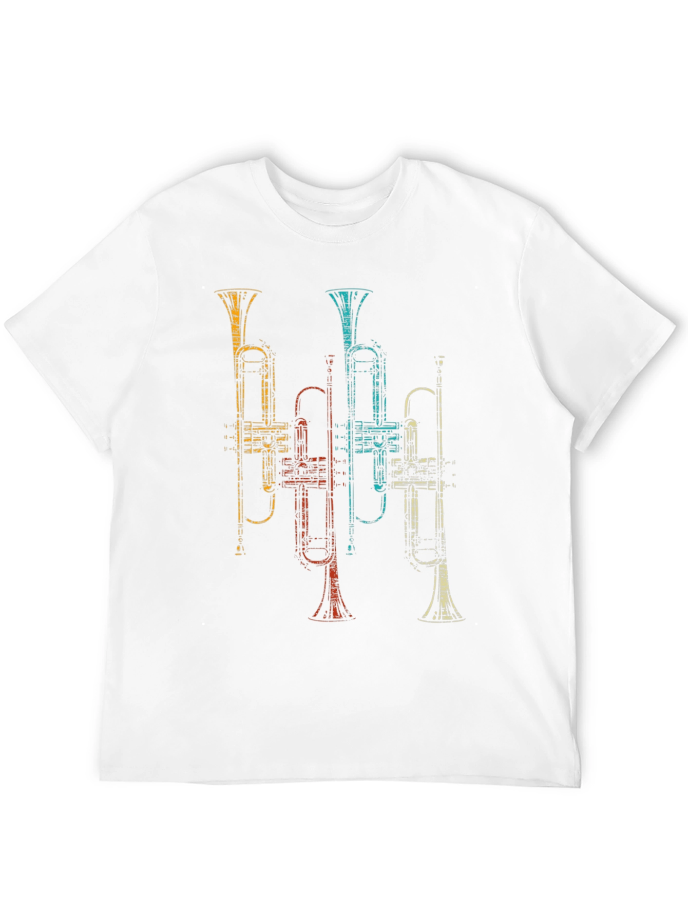 Retro Trumpet T-Shirt - Musical Instrument Tee