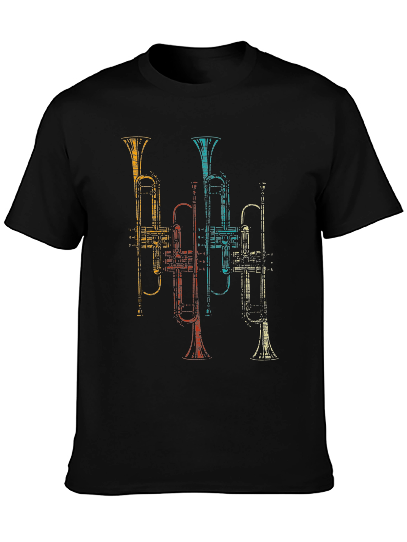 Retro Trumpet T-Shirt - Musical Instrument Tee