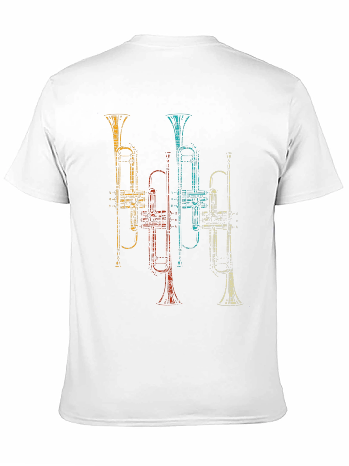 Retro Trumpet T-Shirt - Musical Instrument Tee