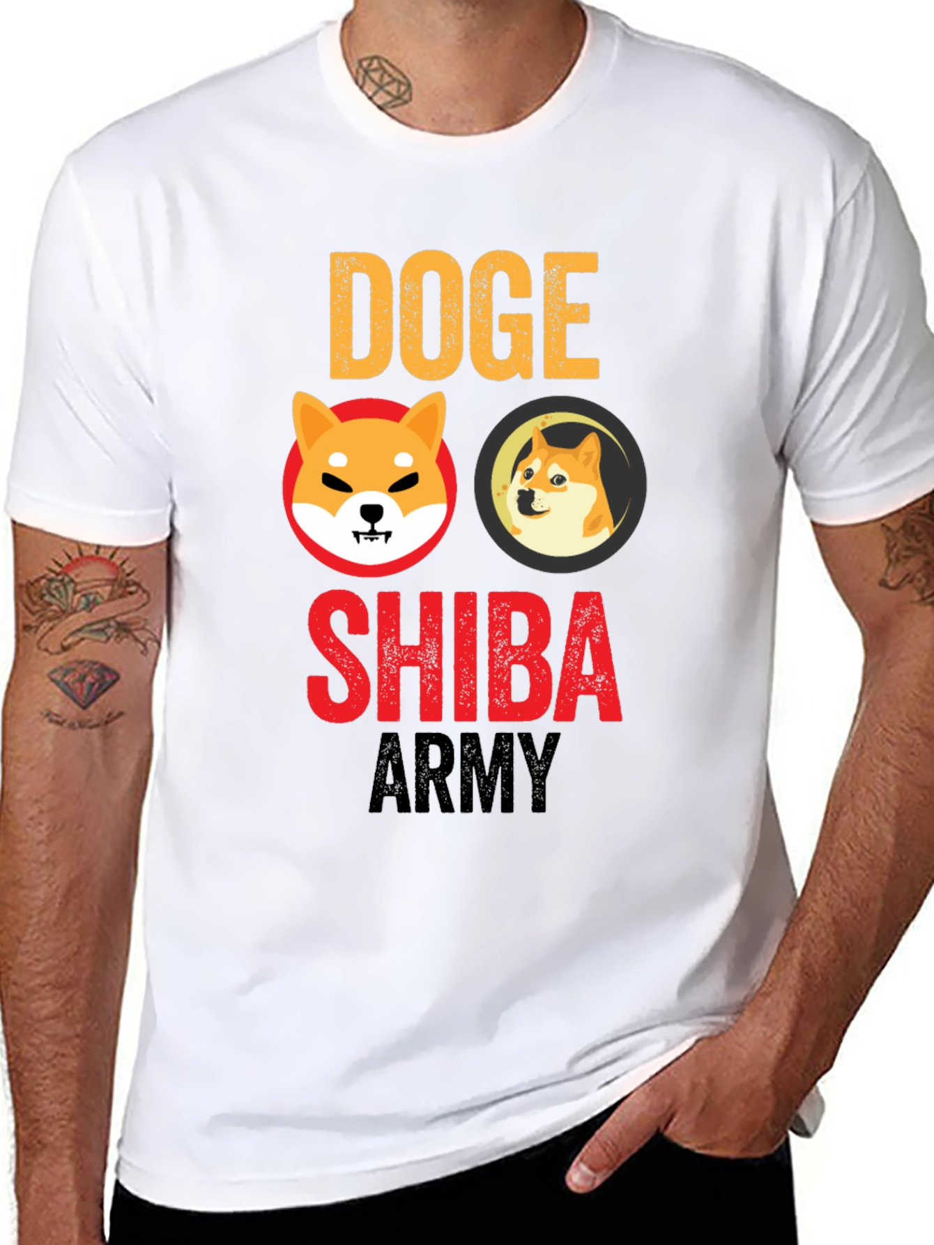 Doge Shiba Army T-Shirt - Crypto Meme Tee