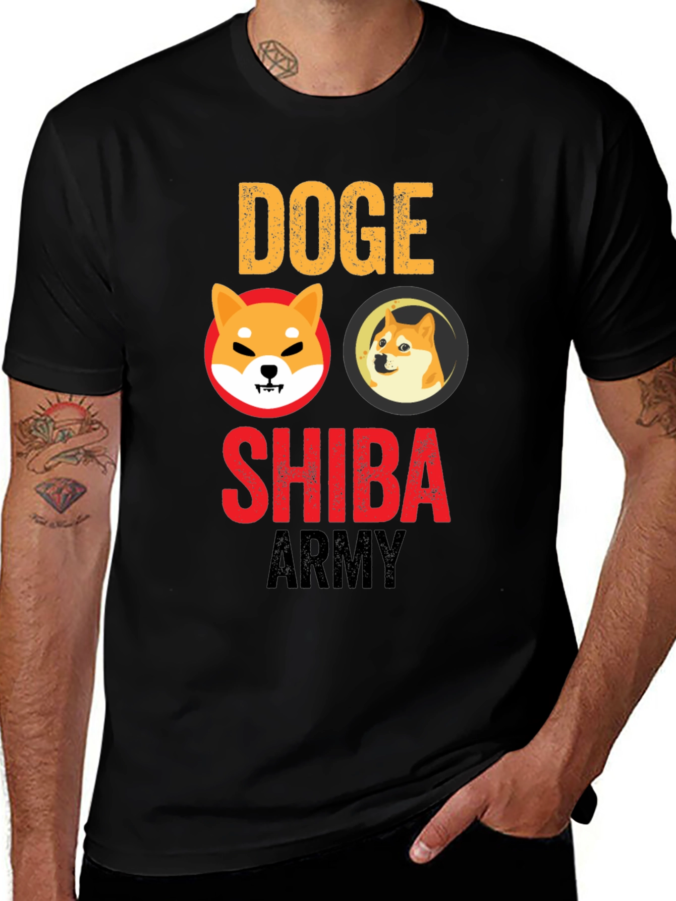 Doge Shiba Army T-Shirt - Crypto Meme Tee