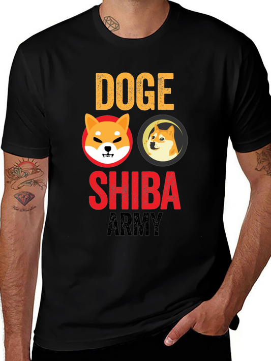 Doge Shiba Army T-Shirt - Crypto Meme Tee