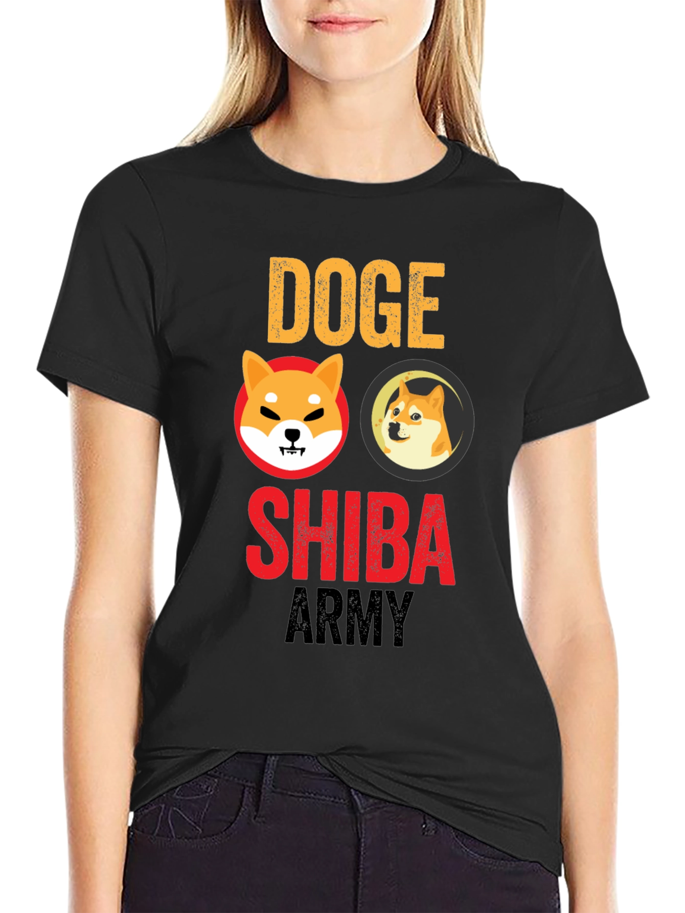 Doge Shiba Army T-Shirt - Crypto Meme Tee