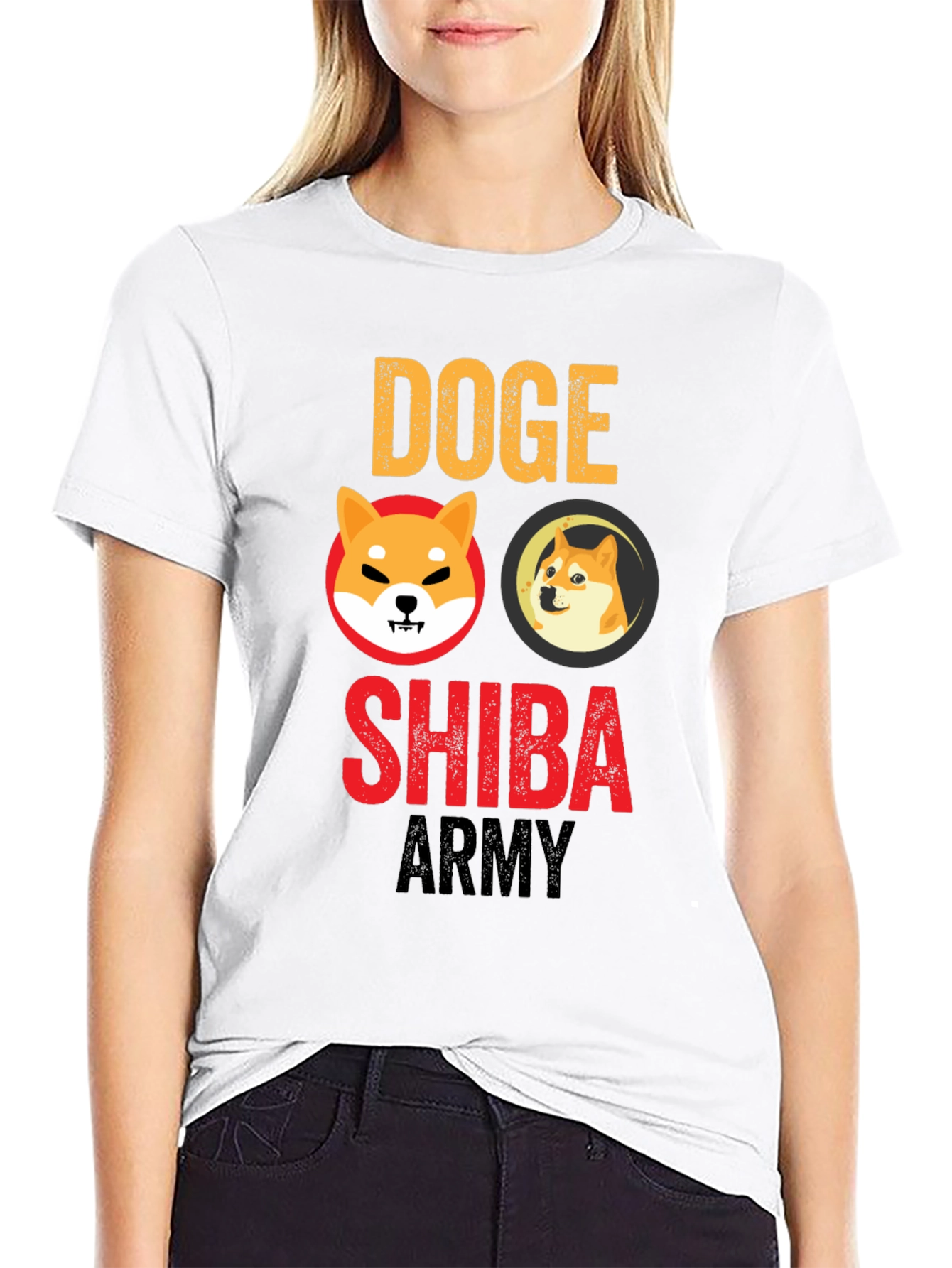 Doge Shiba Army T-Shirt - Crypto Meme Tee