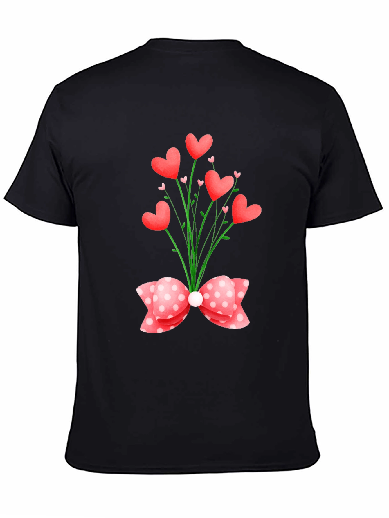 Heart Bouquet Graphic Tee - Valentines Day Special