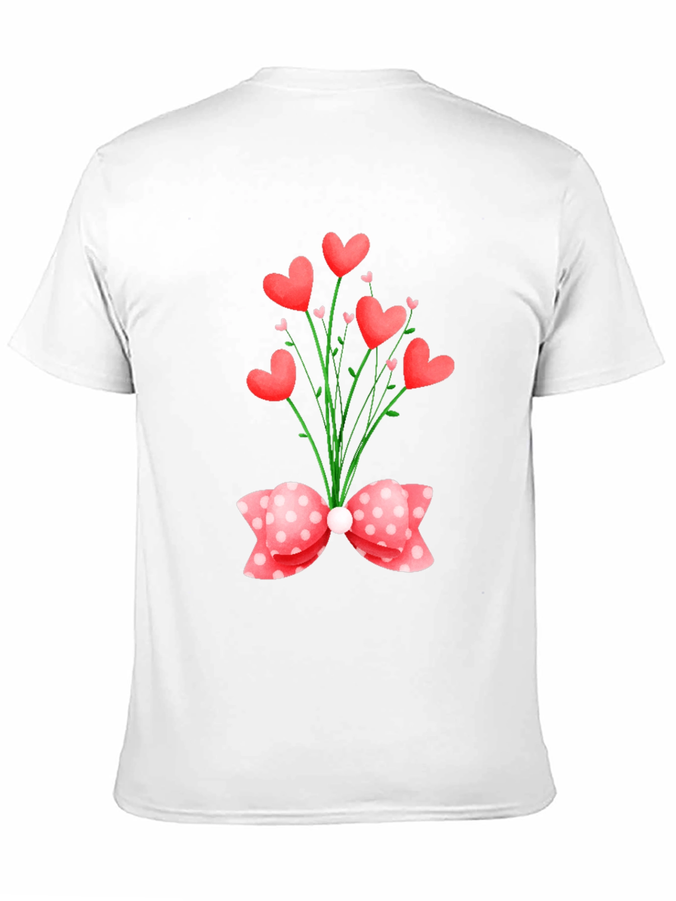 Heart Bouquet Graphic Tee - Valentines Day Special