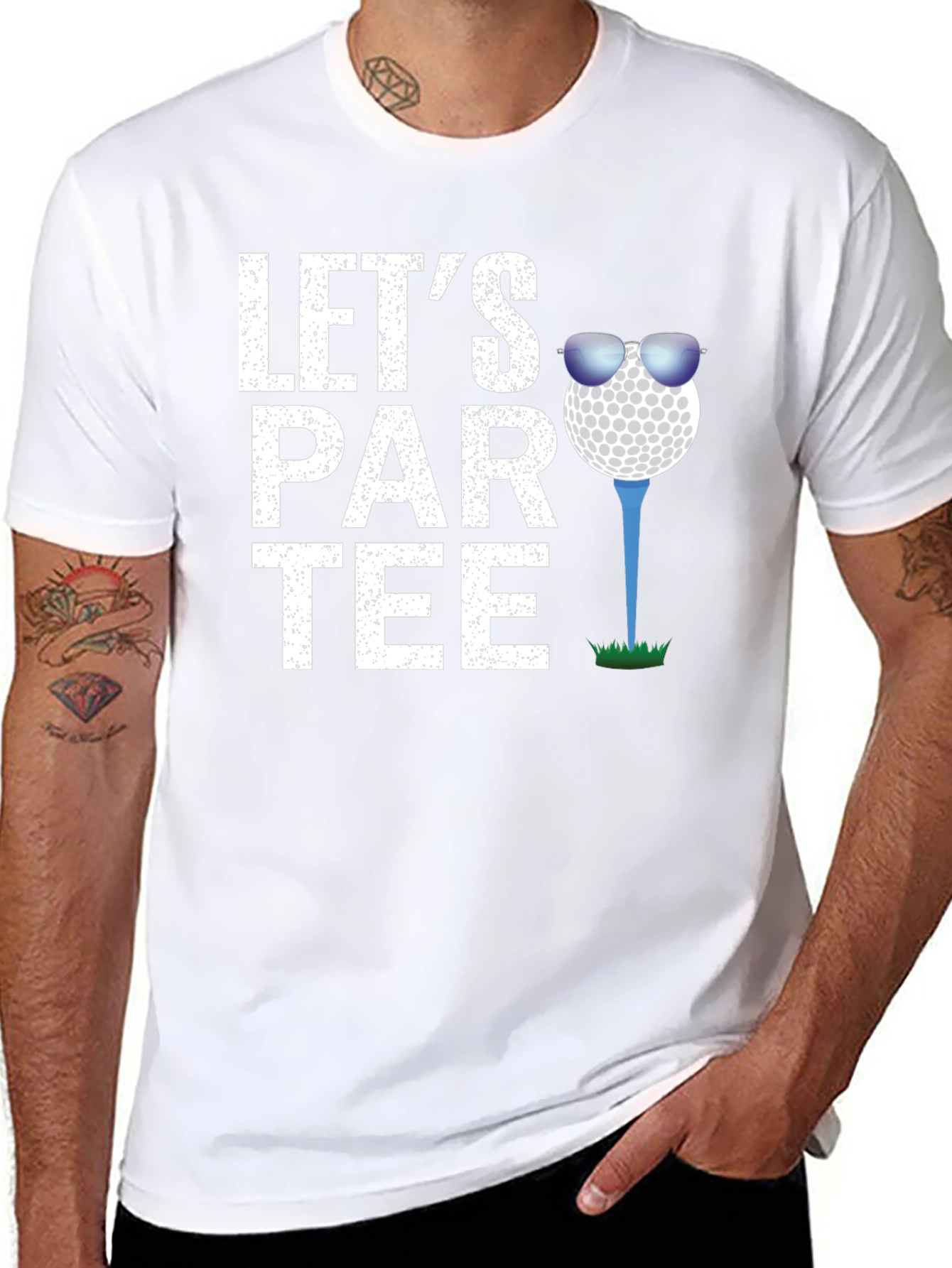 Lets Par-Tee Funny Golf T-Shirt